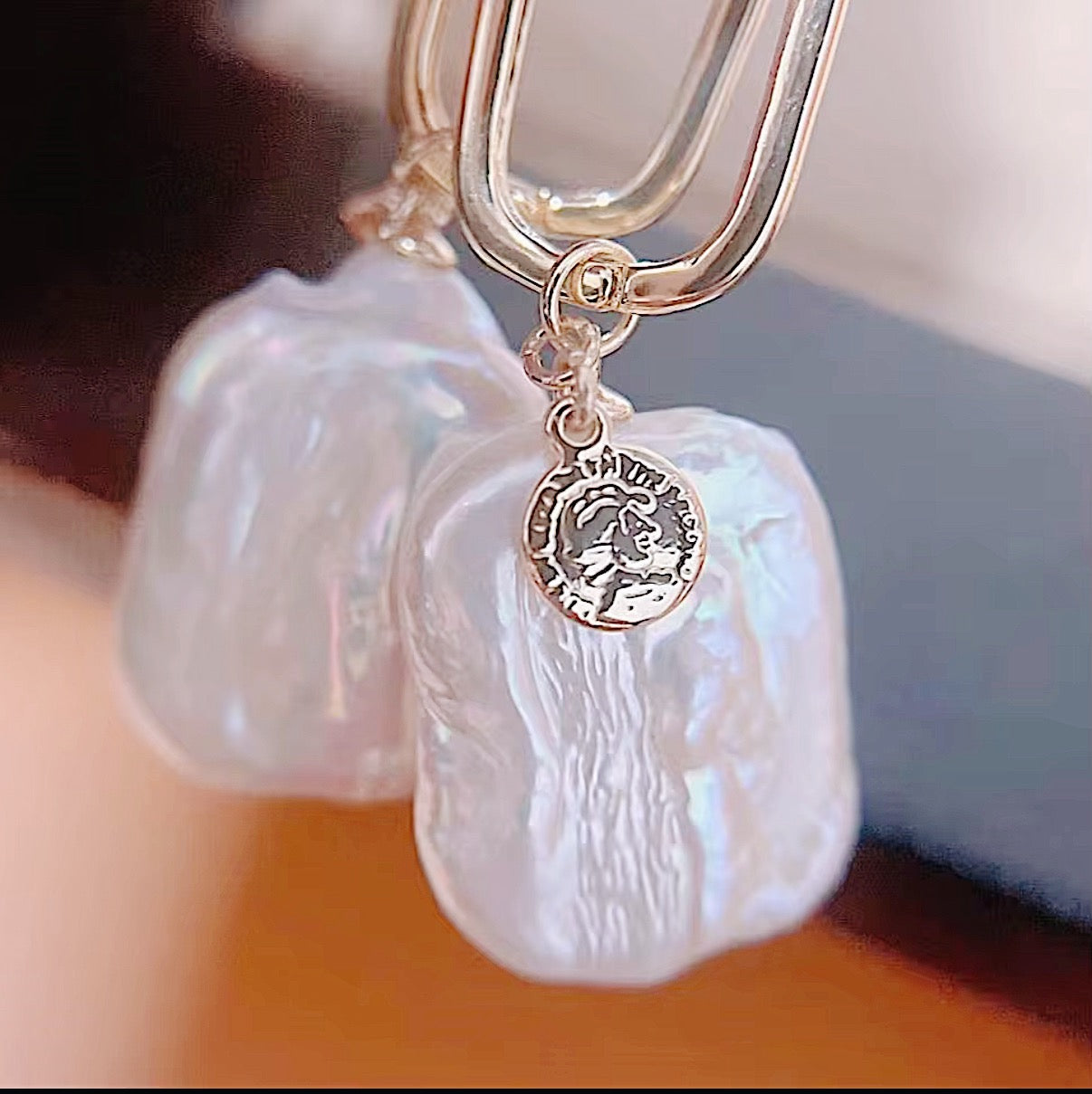 Tyche Baroque Pearl Earrings