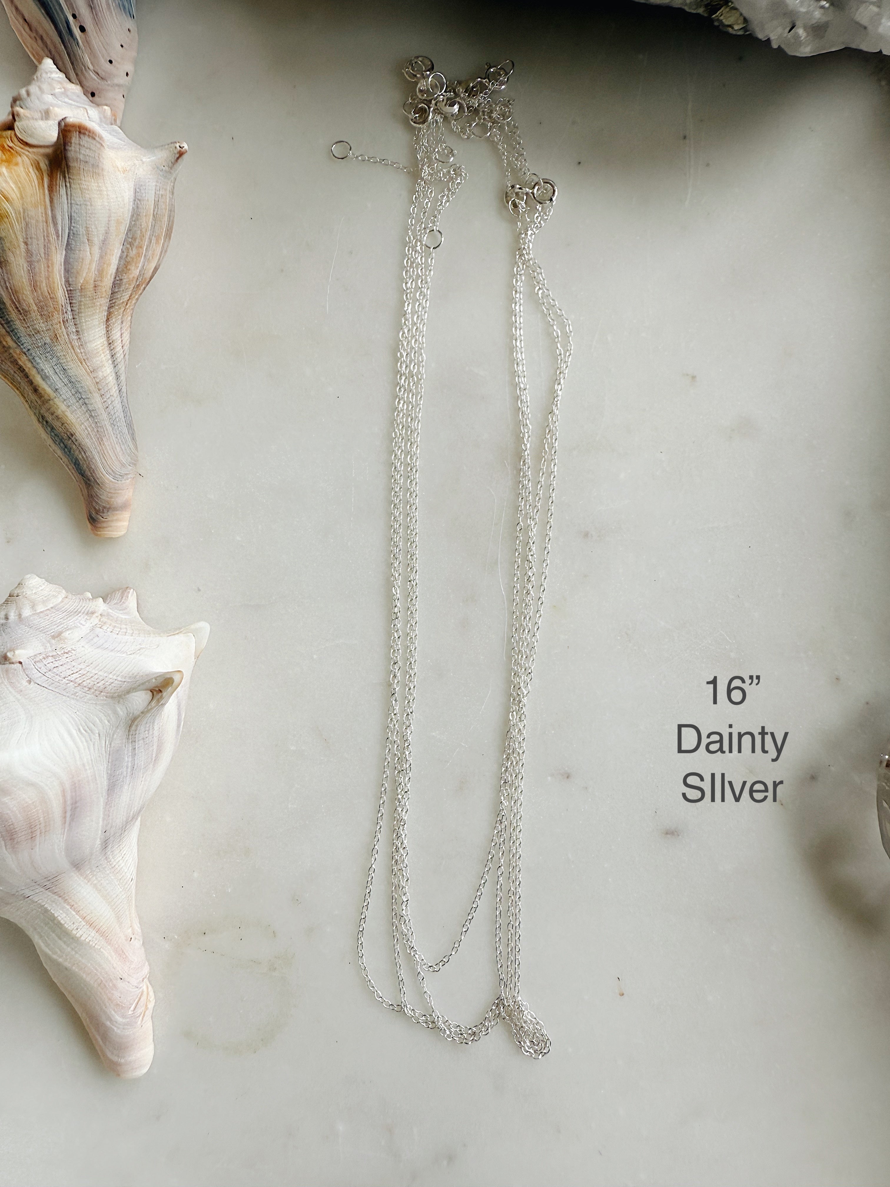 Gold + Silver Necklace Chains