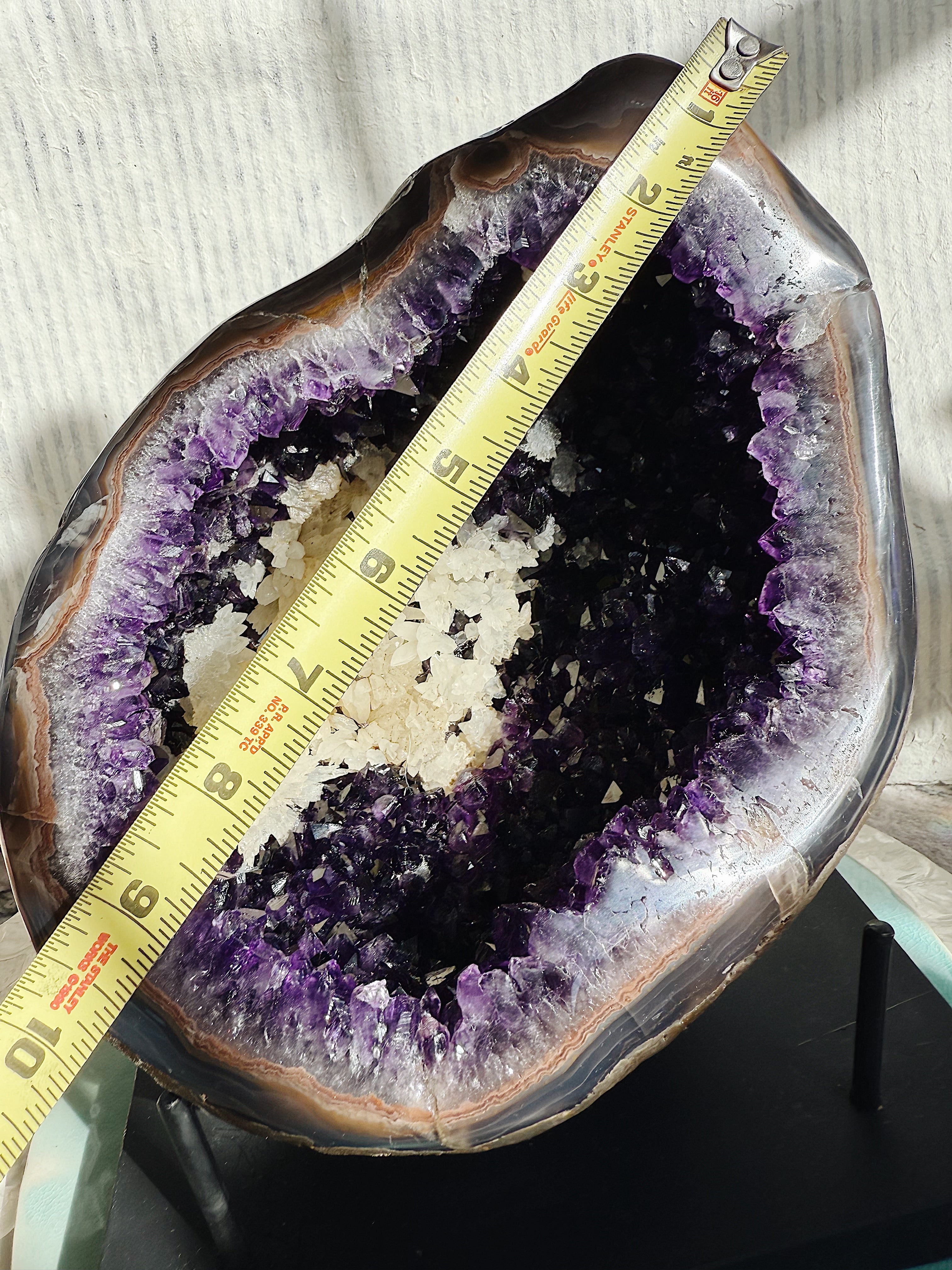Amethyst Druzy Cluster w/Calcite