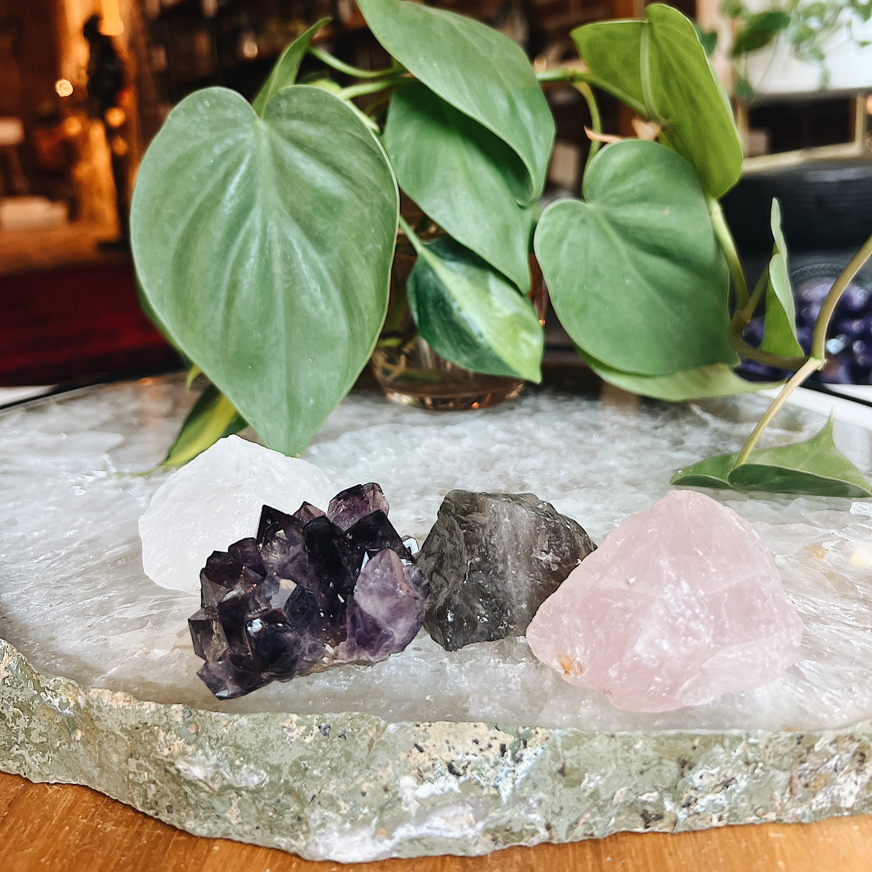 Intuitively Chosen Crystal Incense Holder Wild Alabaster