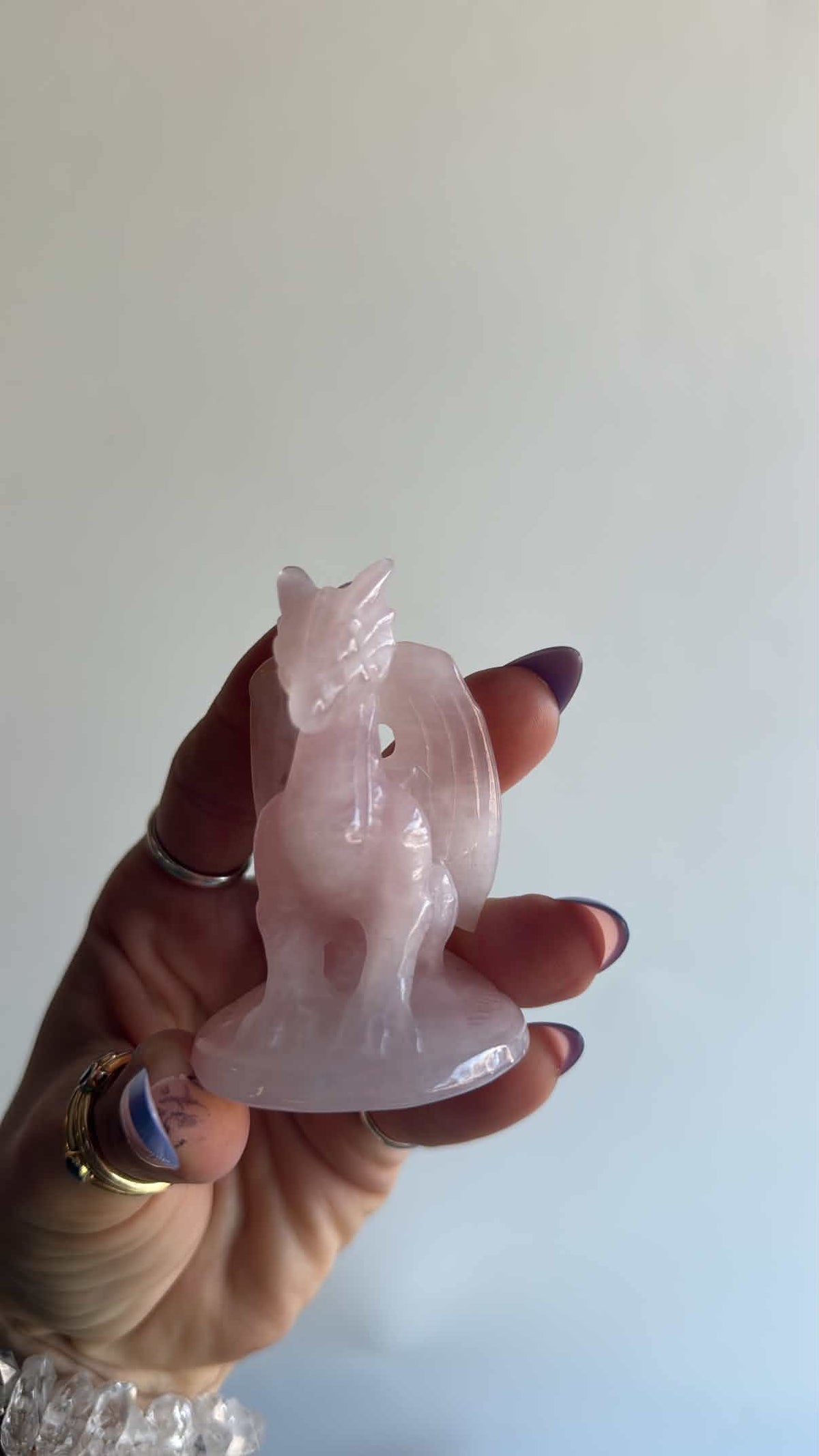 Rose Quartz Dragon