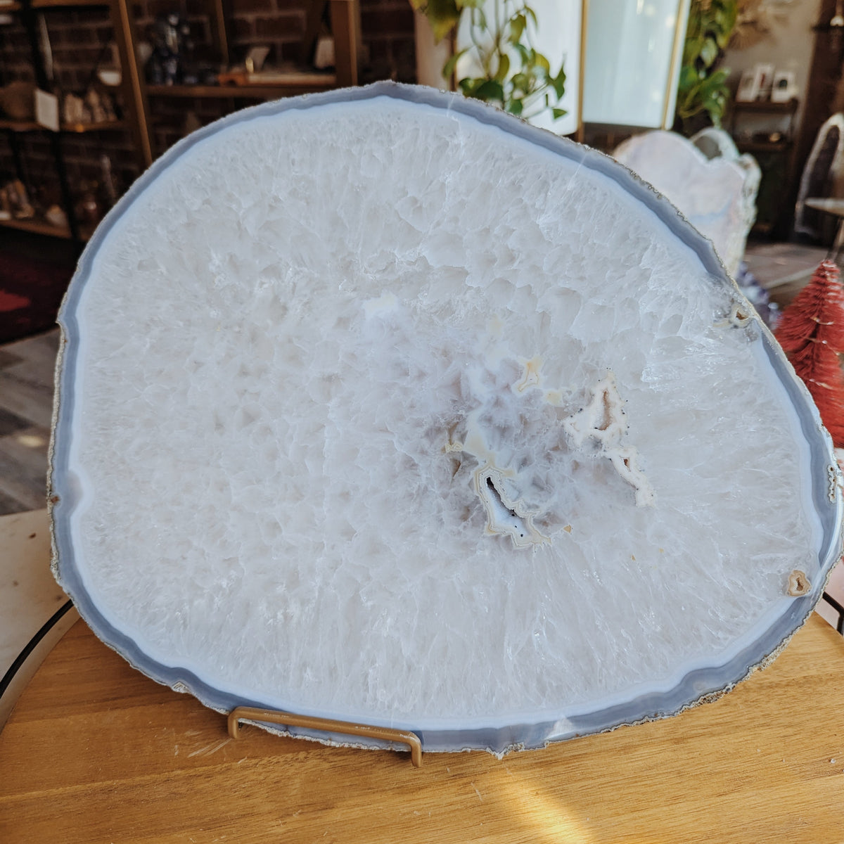 Brazilian Agate Slab Wild Alabaster