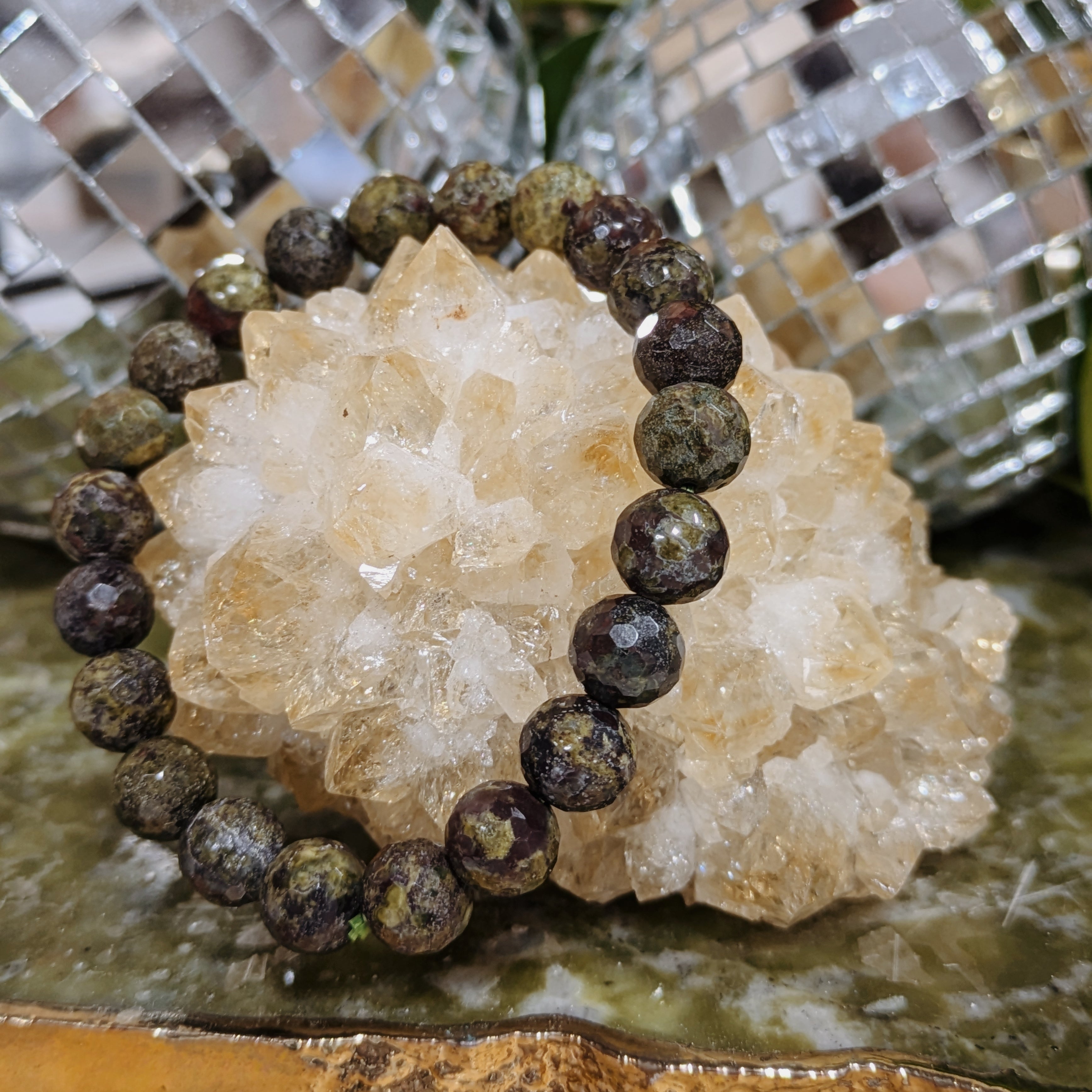 Faceted Bracelets Wild Alabaster