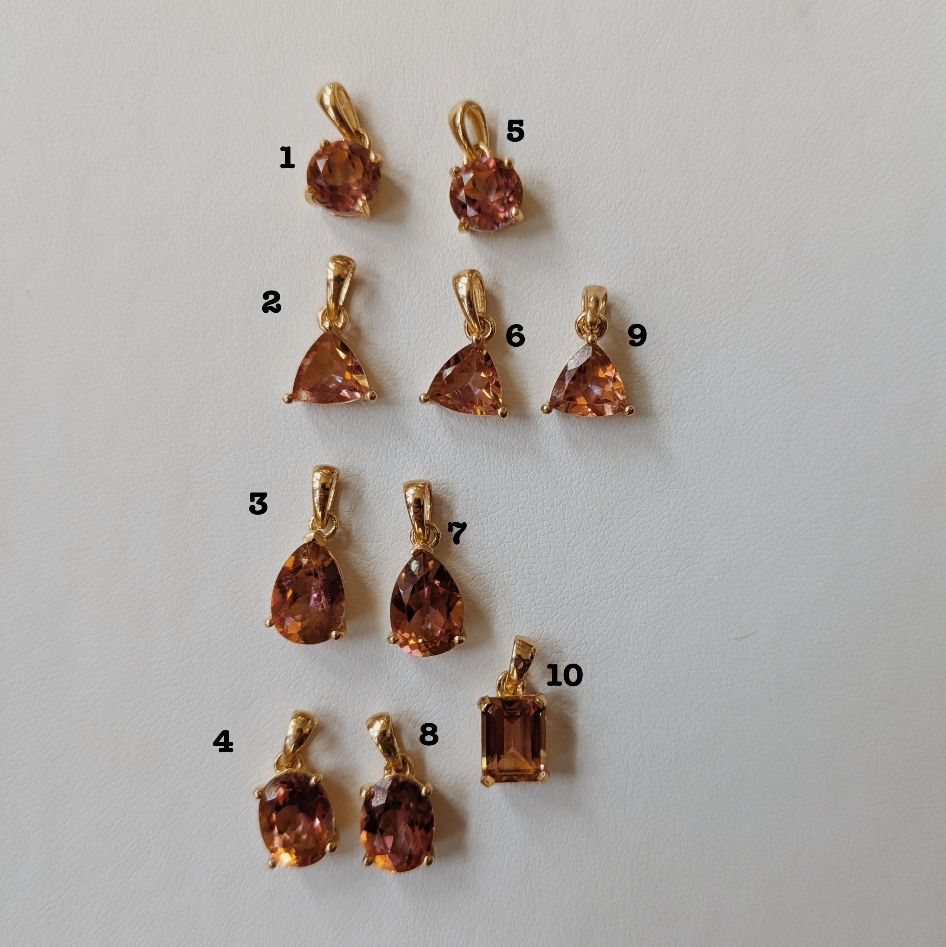 Faceted Extasy Mystic Topaz Pendants | Gold Wild Alabaster