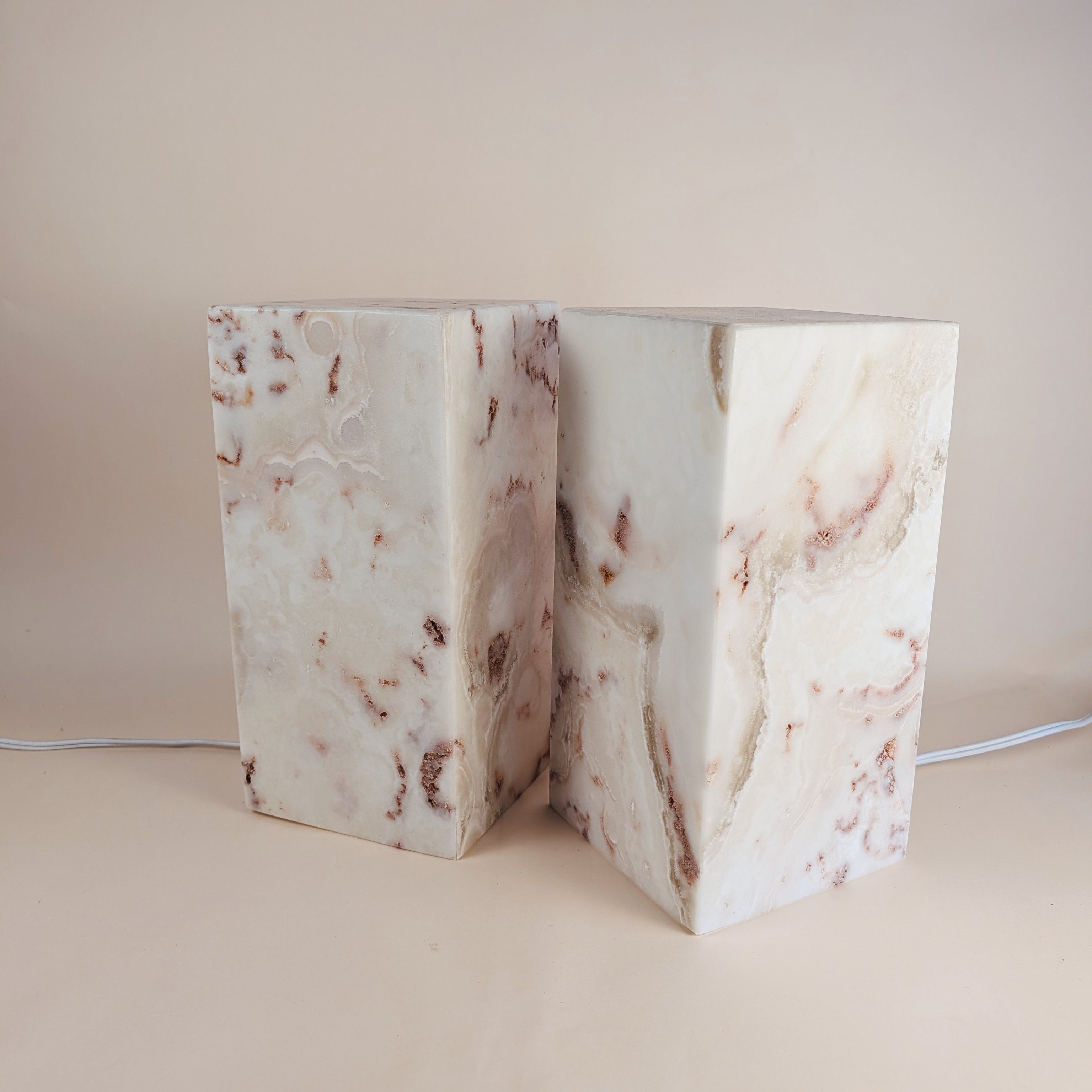 White Onyx Lamps