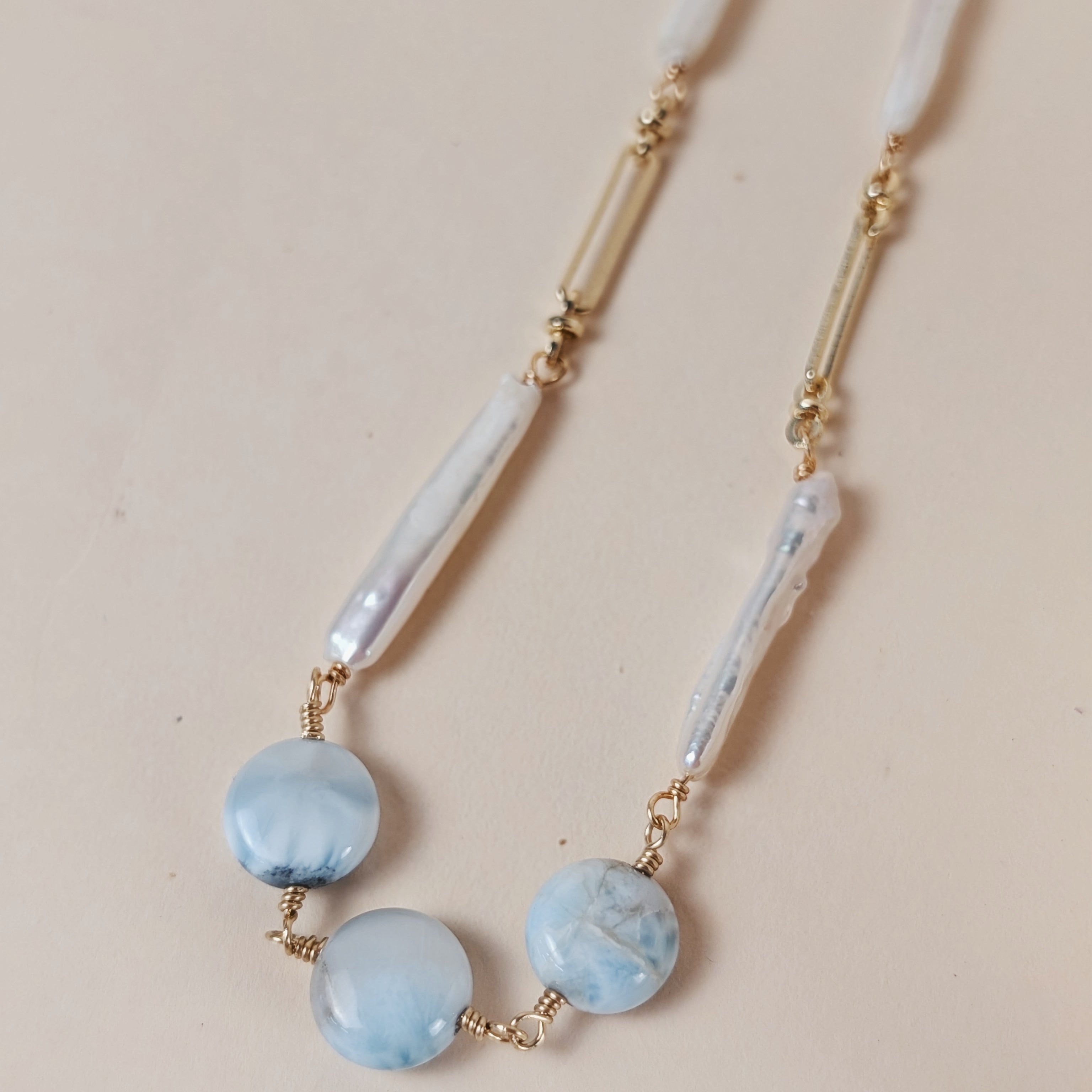 The Sofia Necklace | Pearl Larimar