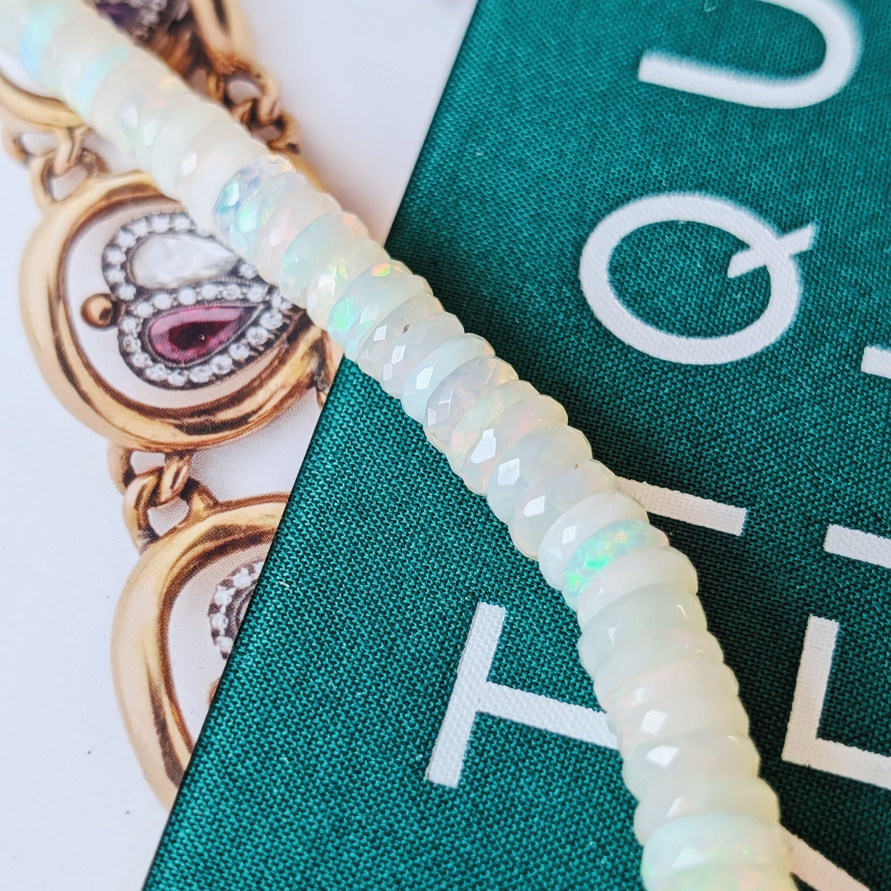 The Seraphina Necklace | Ethiopian Fire Opal
