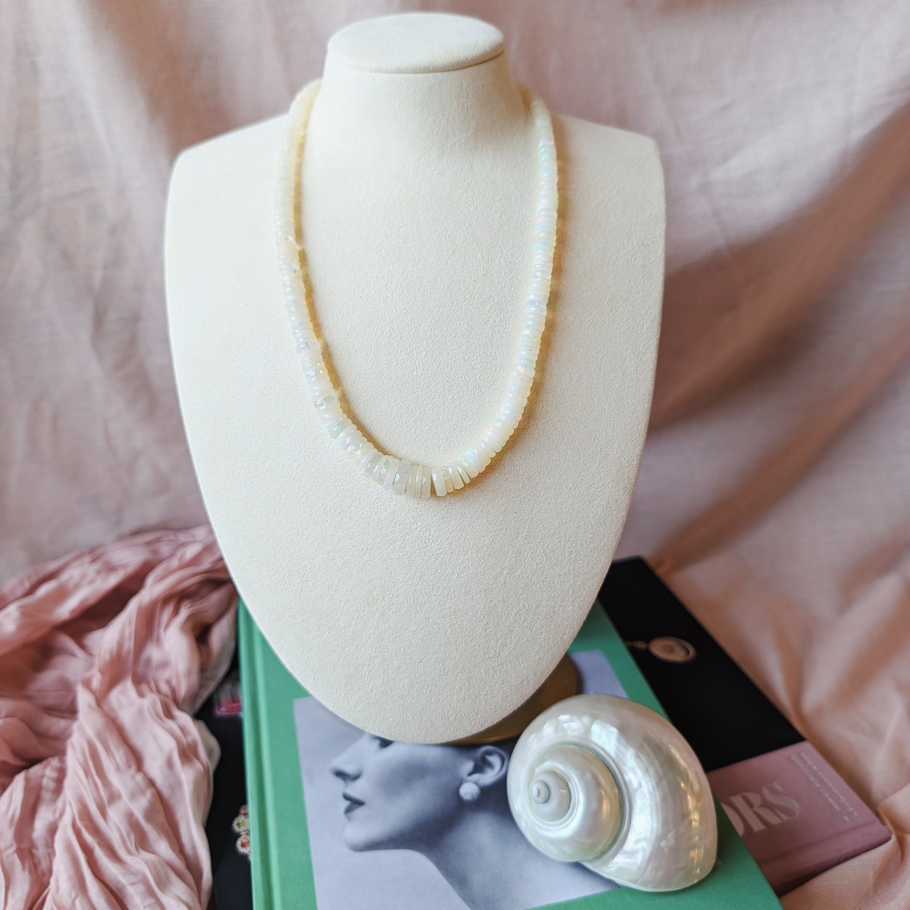 The Seraphina Necklace | Ethiopian Fire Opal