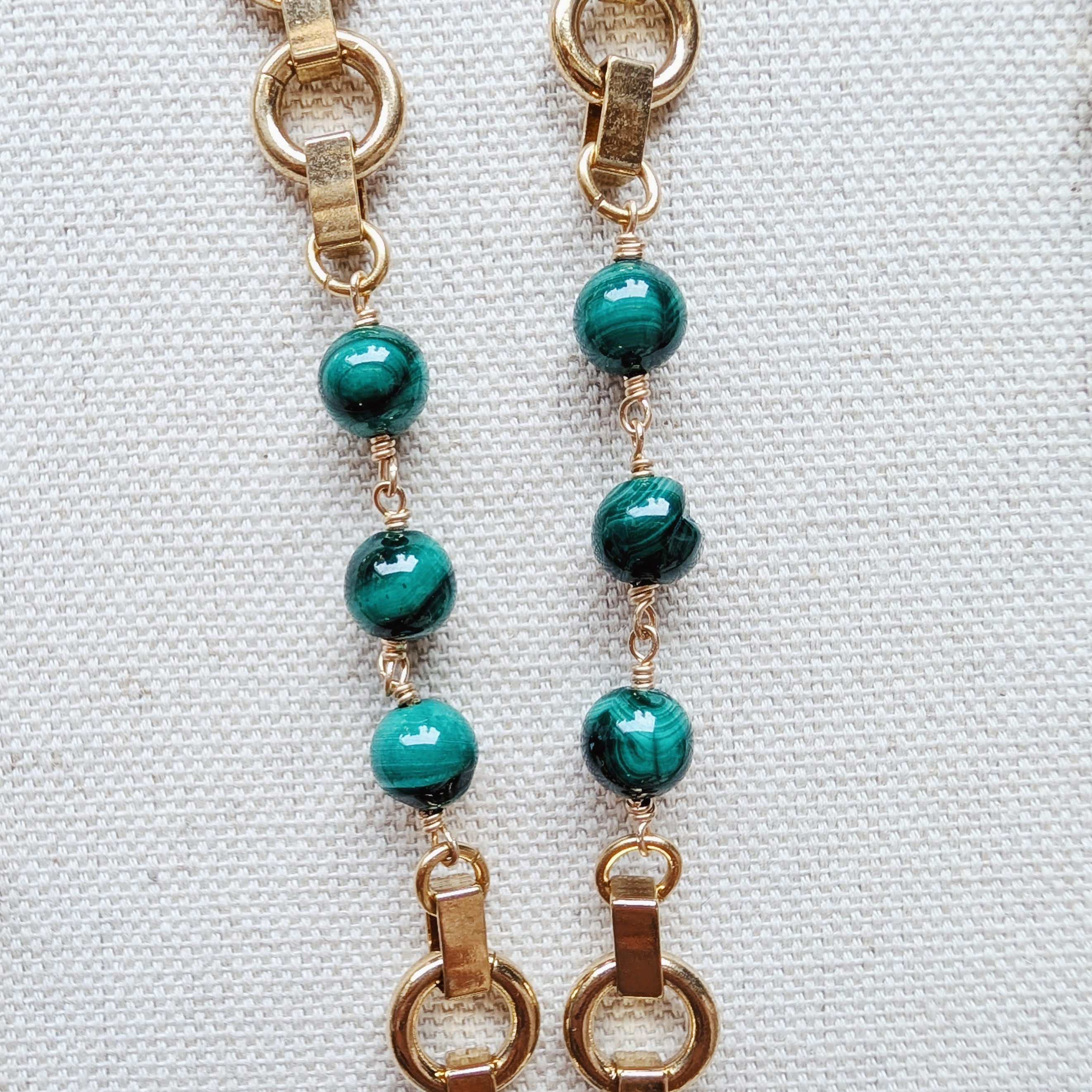 The Rhys Necklace | Gemstone + Coin