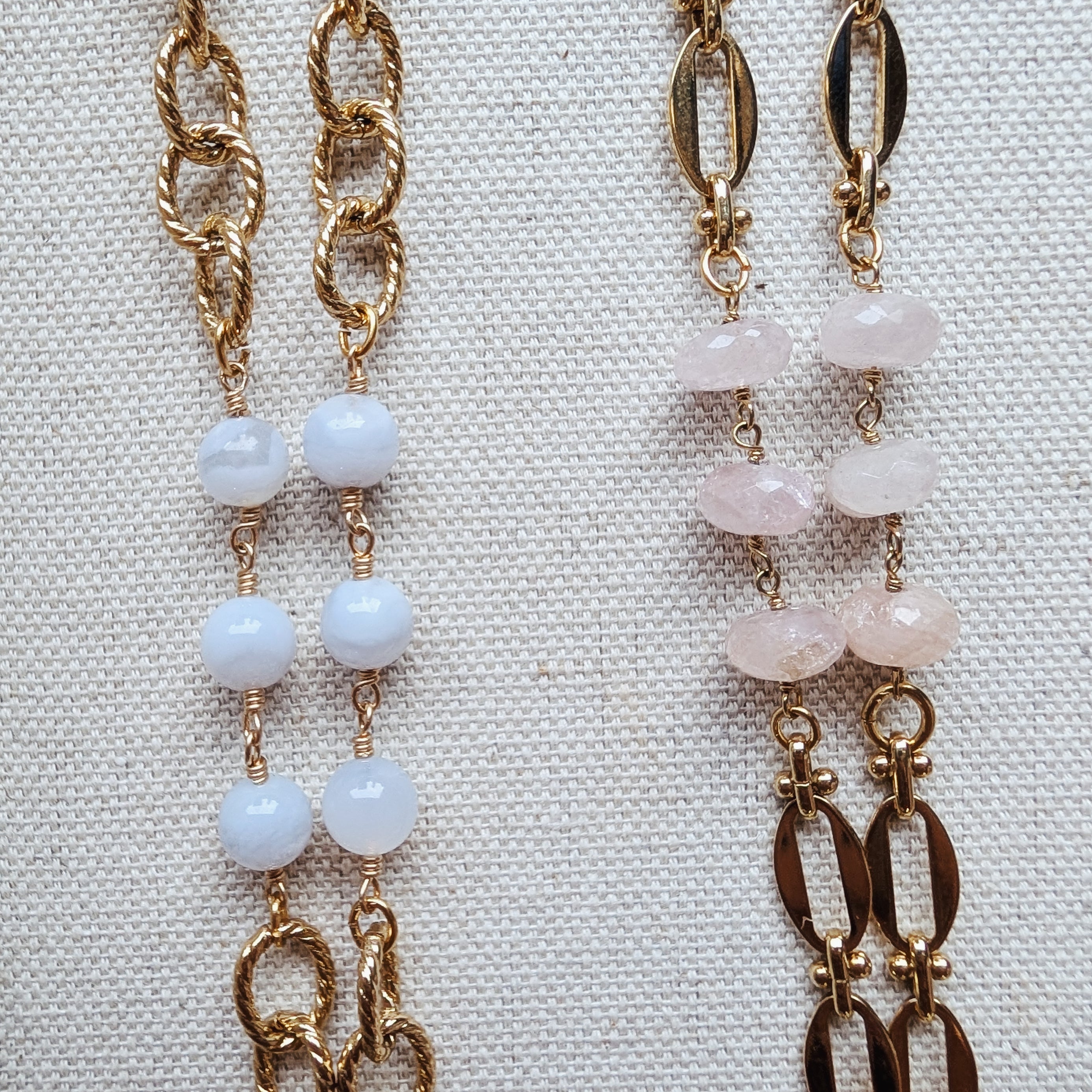 The Rhys Necklace | Gemstone + Coin