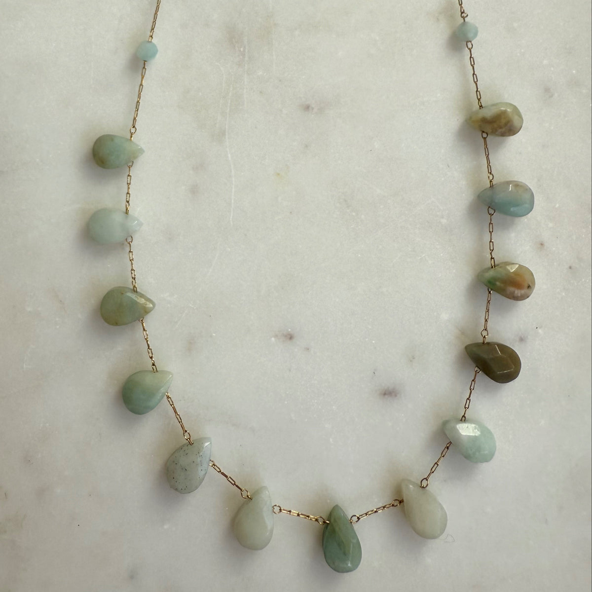 THE CELESTE NECKLACE | AMAZONITE