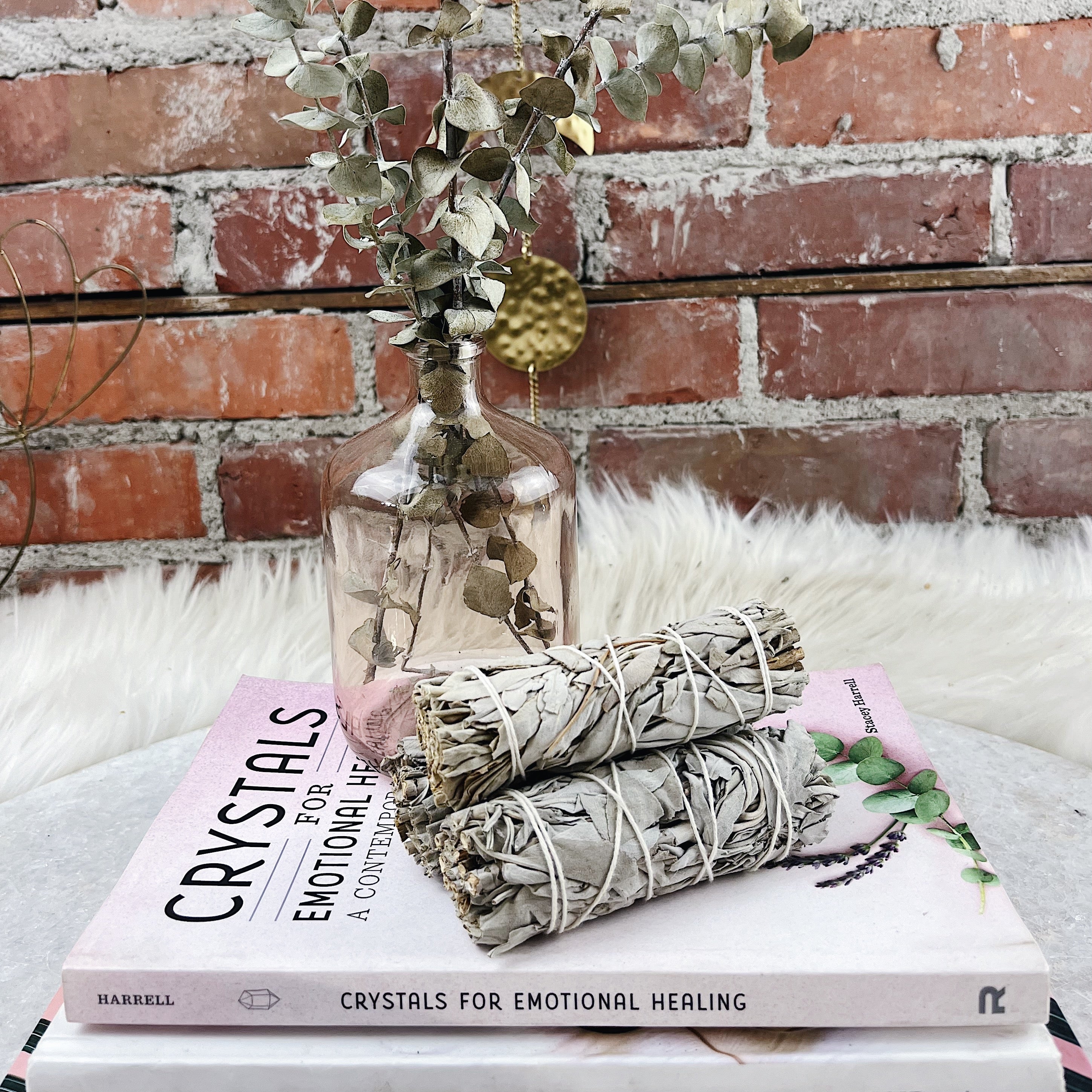 Intuitively Chosen White Organic Sage Bundle Wild Alabaster