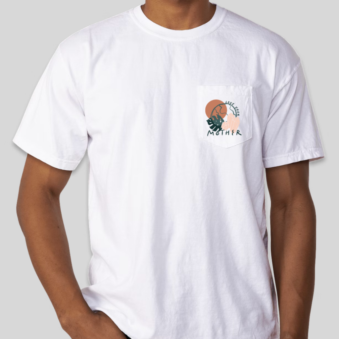 Wild Alabaster Mother Earth Pocket T-shirt Wild Alabaster
