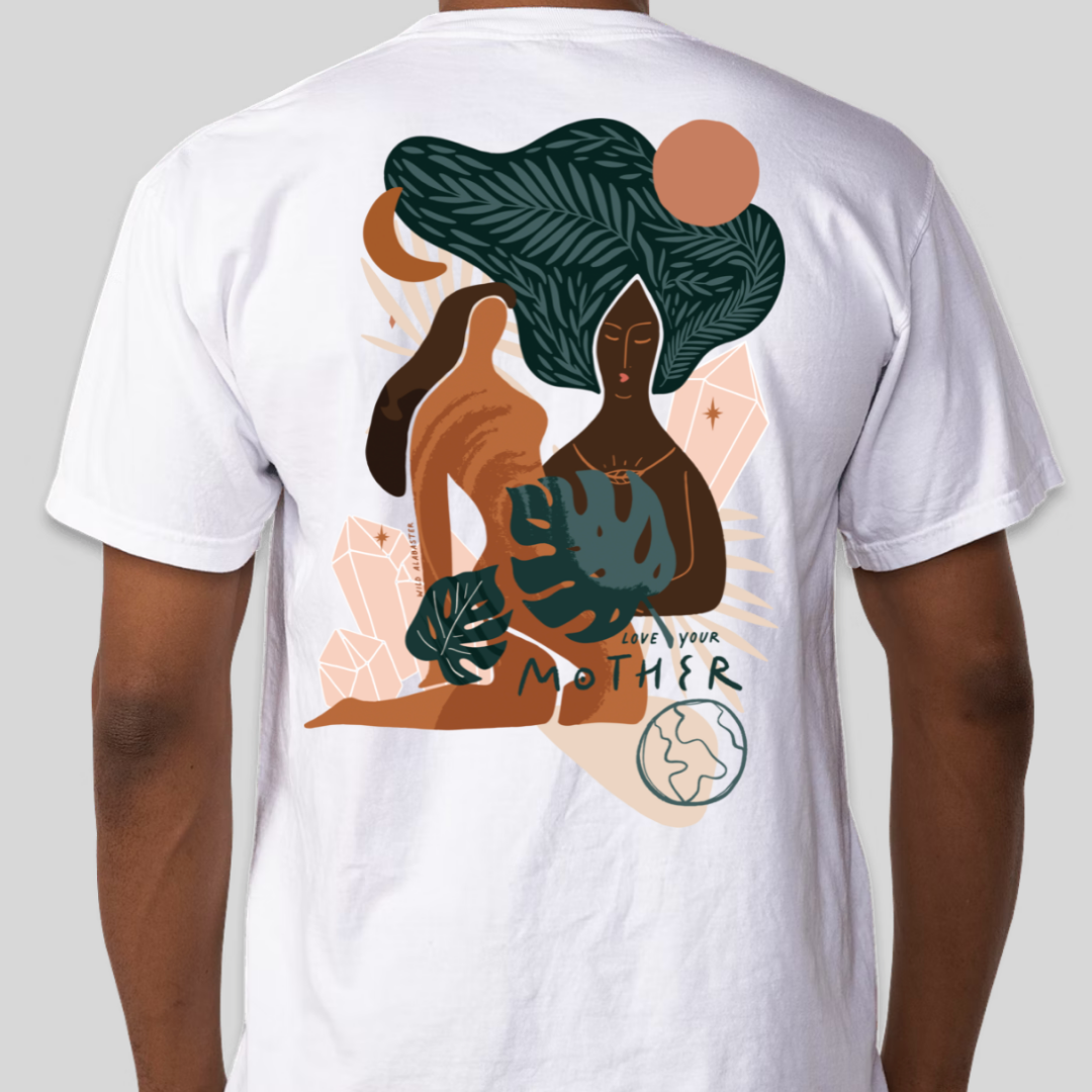 Wild Alabaster Mother Earth Pocket T-shirt Wild Alabaster
