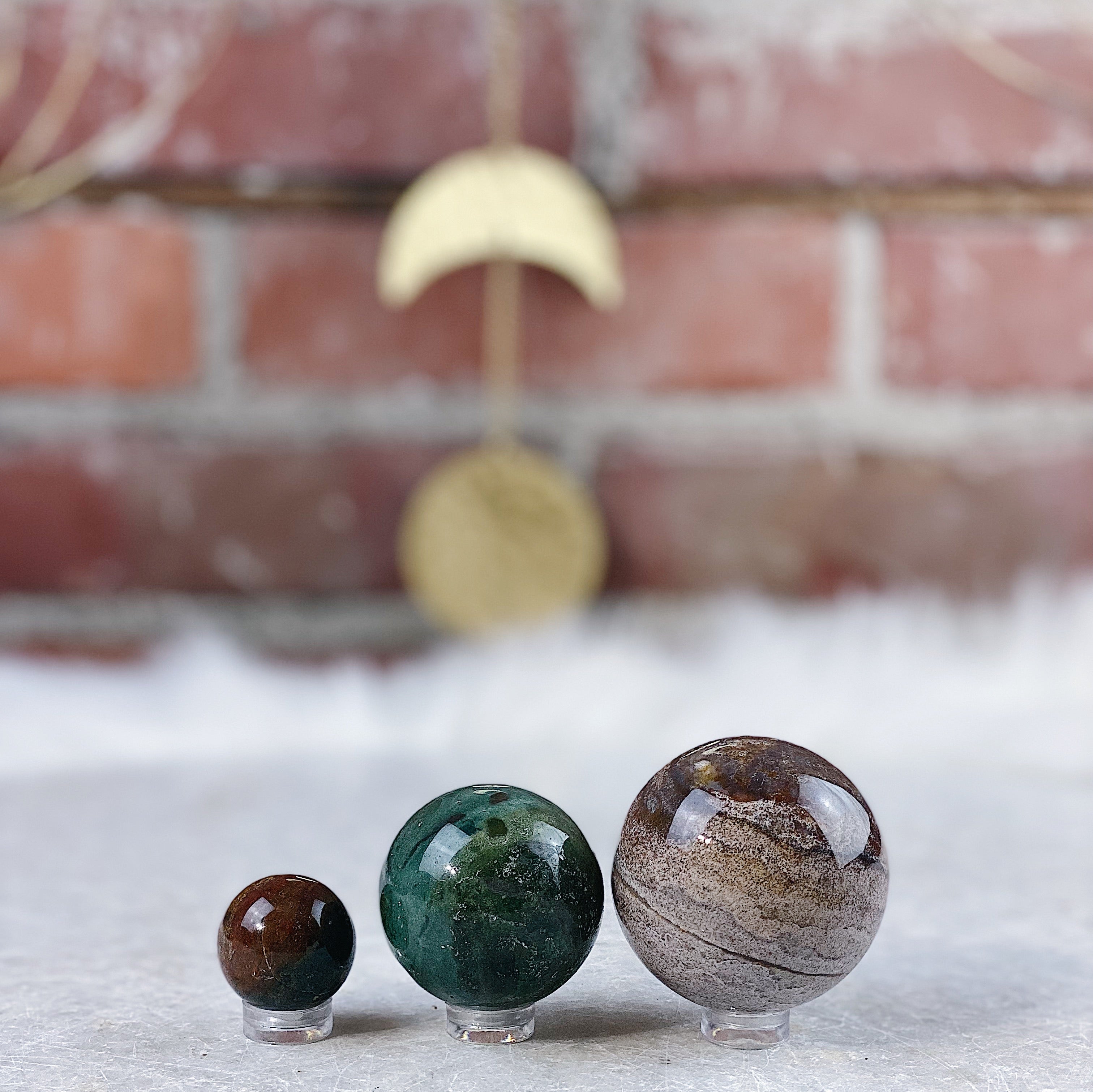 Intuitively Chosen Spirit Jasper Sphere Wild Alabaster