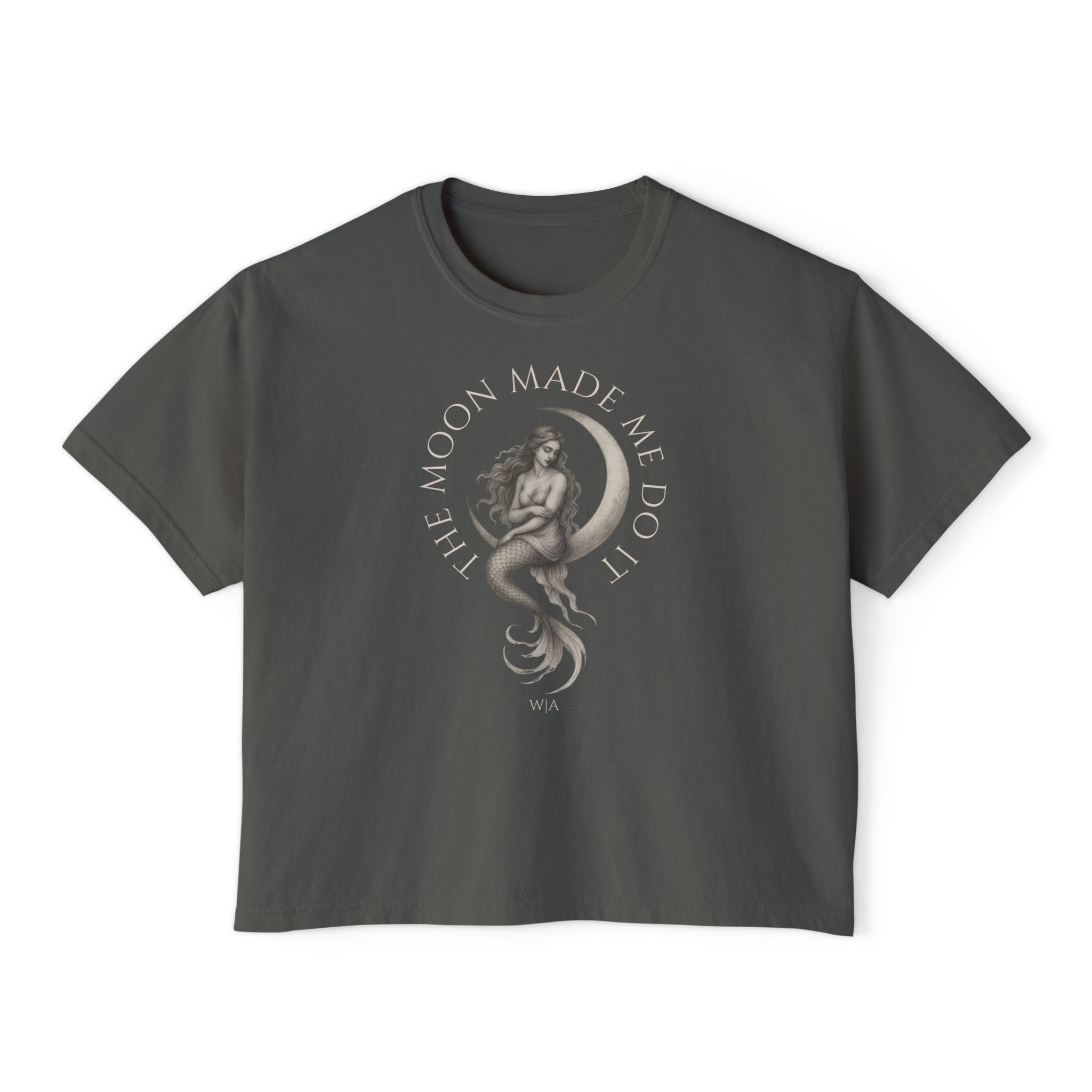 The Moon Made Me Do it Mermaid | Women’s Boxy Tee
