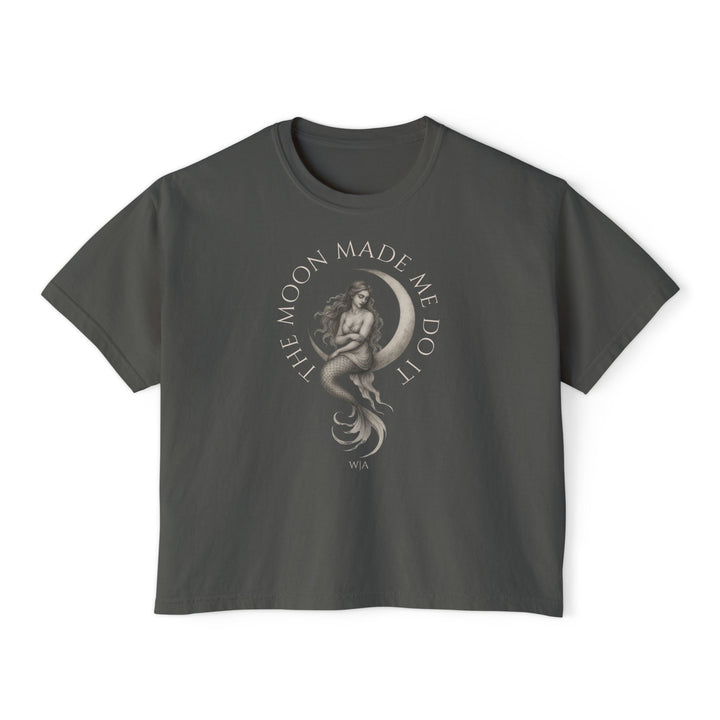 The Moon Made Me Do it Mermaid | Women's Boxy Tee – Wild