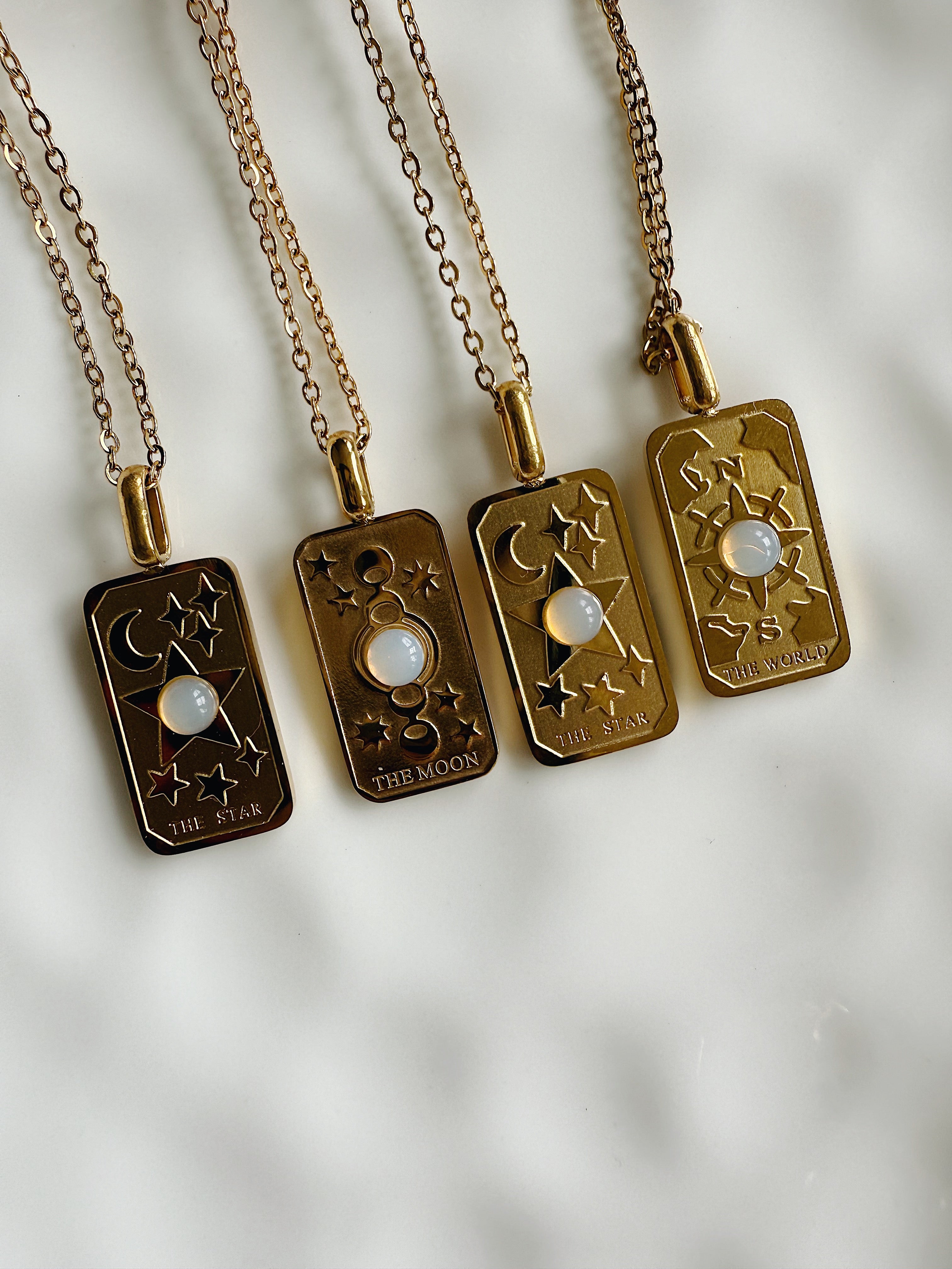 Elemental Opal Tarot Necklace