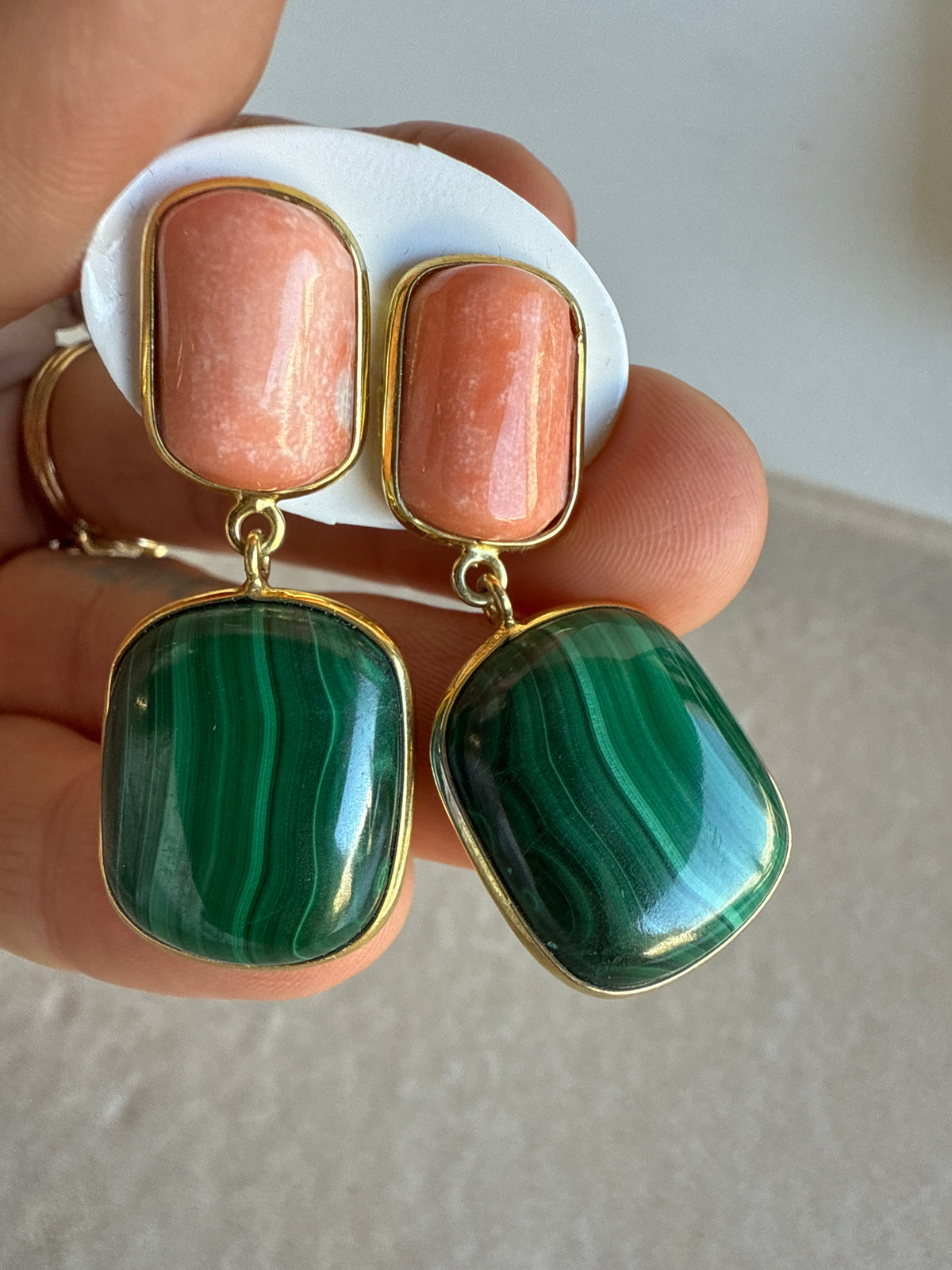 Coral + Malachite