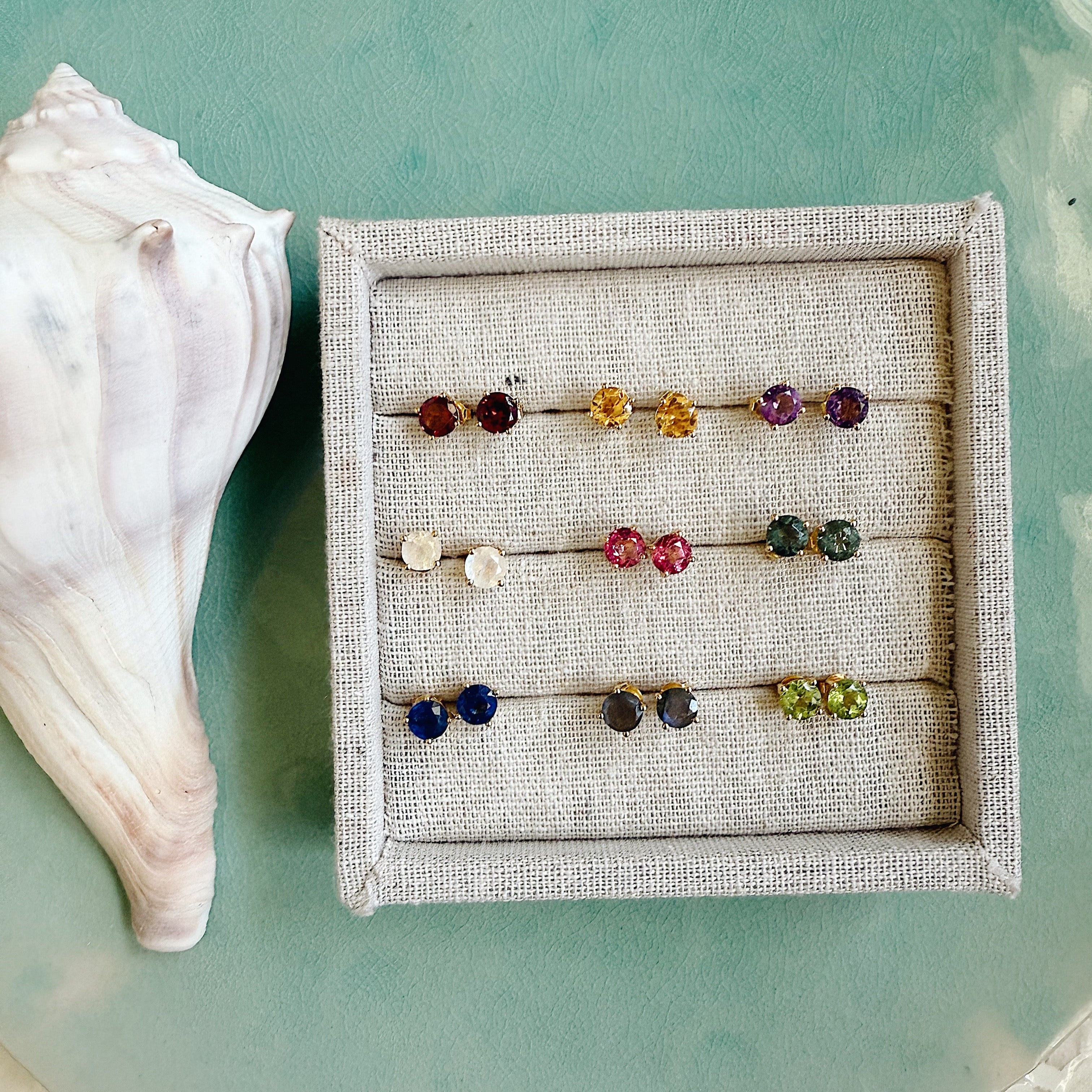 Crystal Stud Earrings