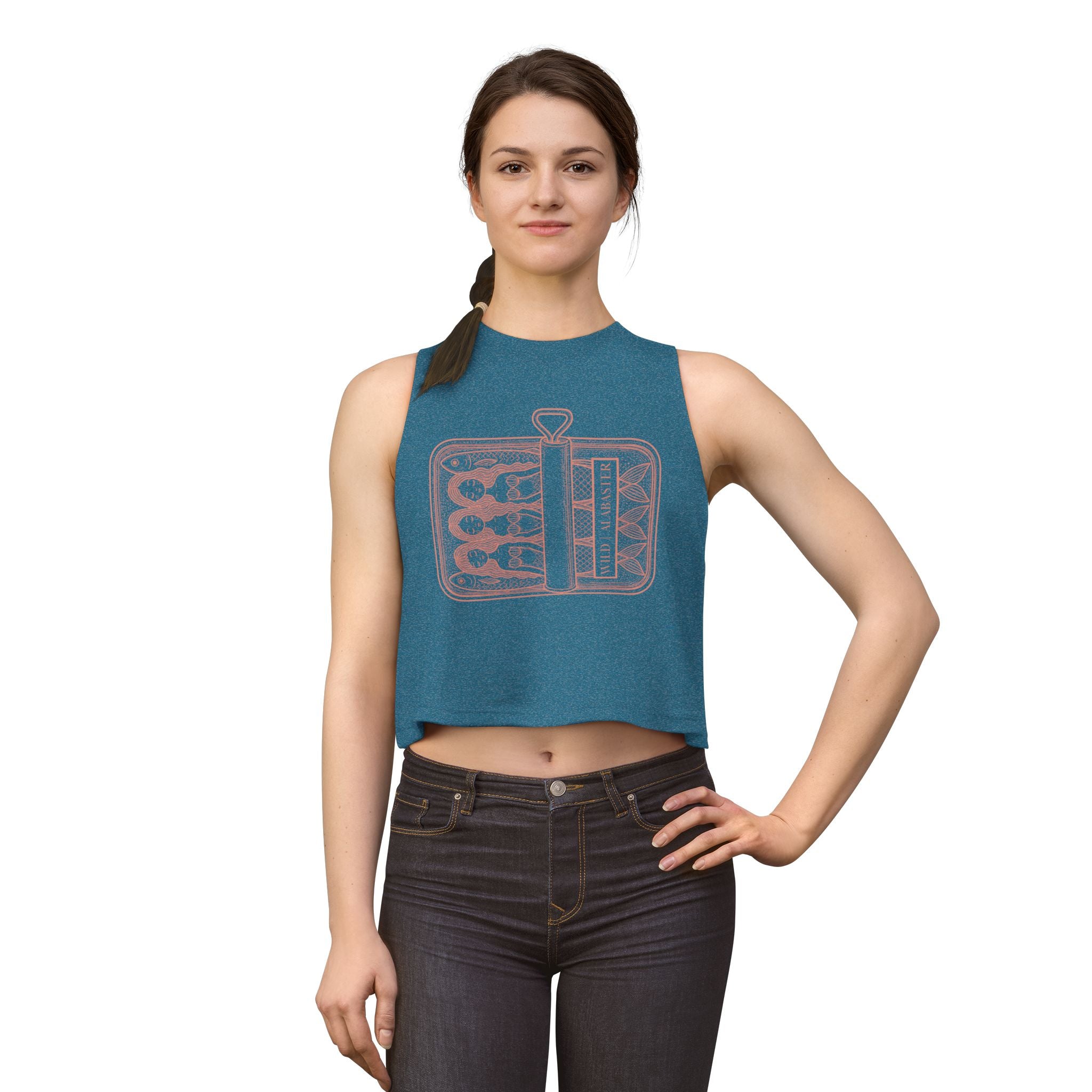 The Mermaid Social Club | Retro Crop Top