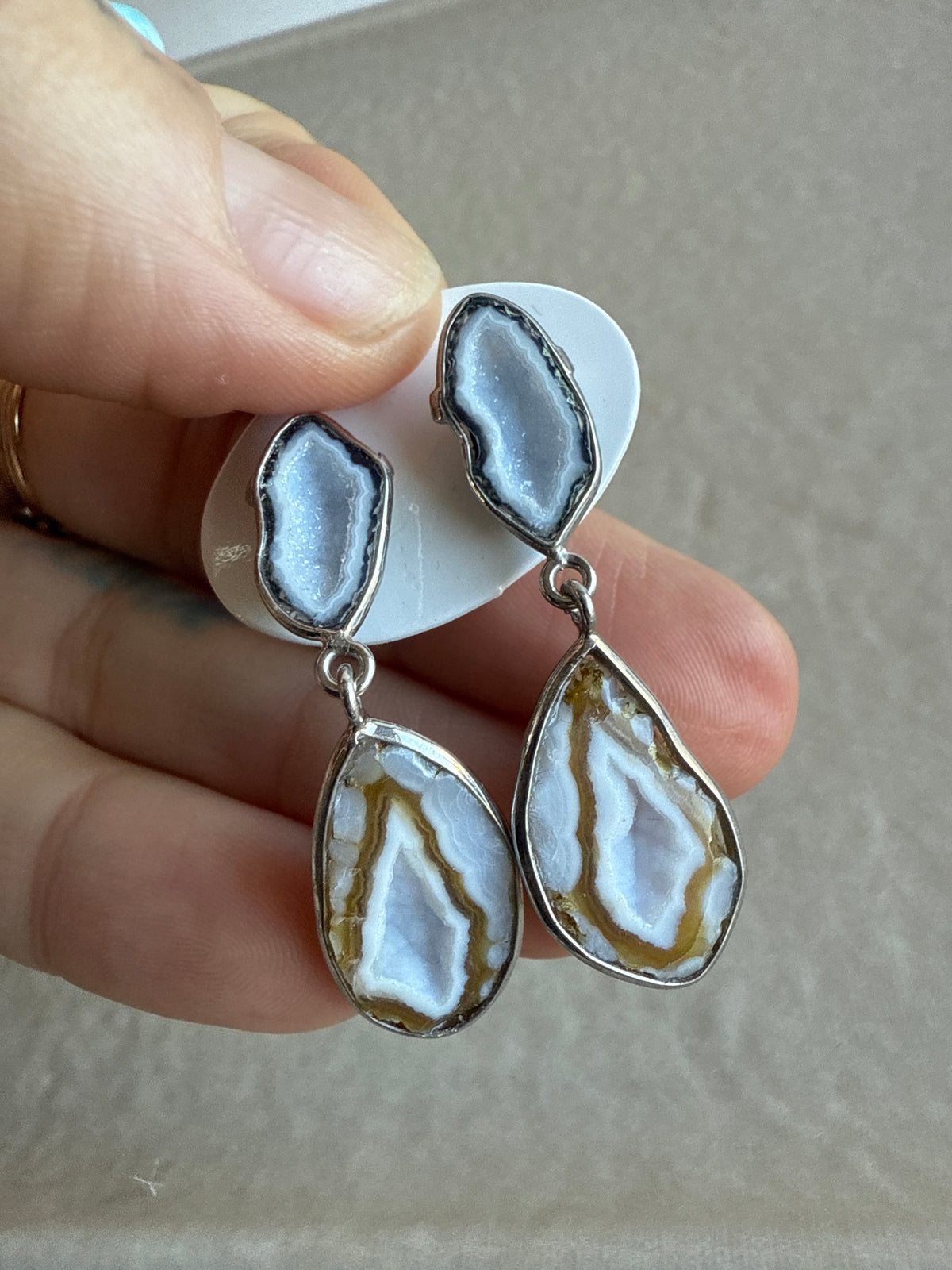 druzy agate 925a