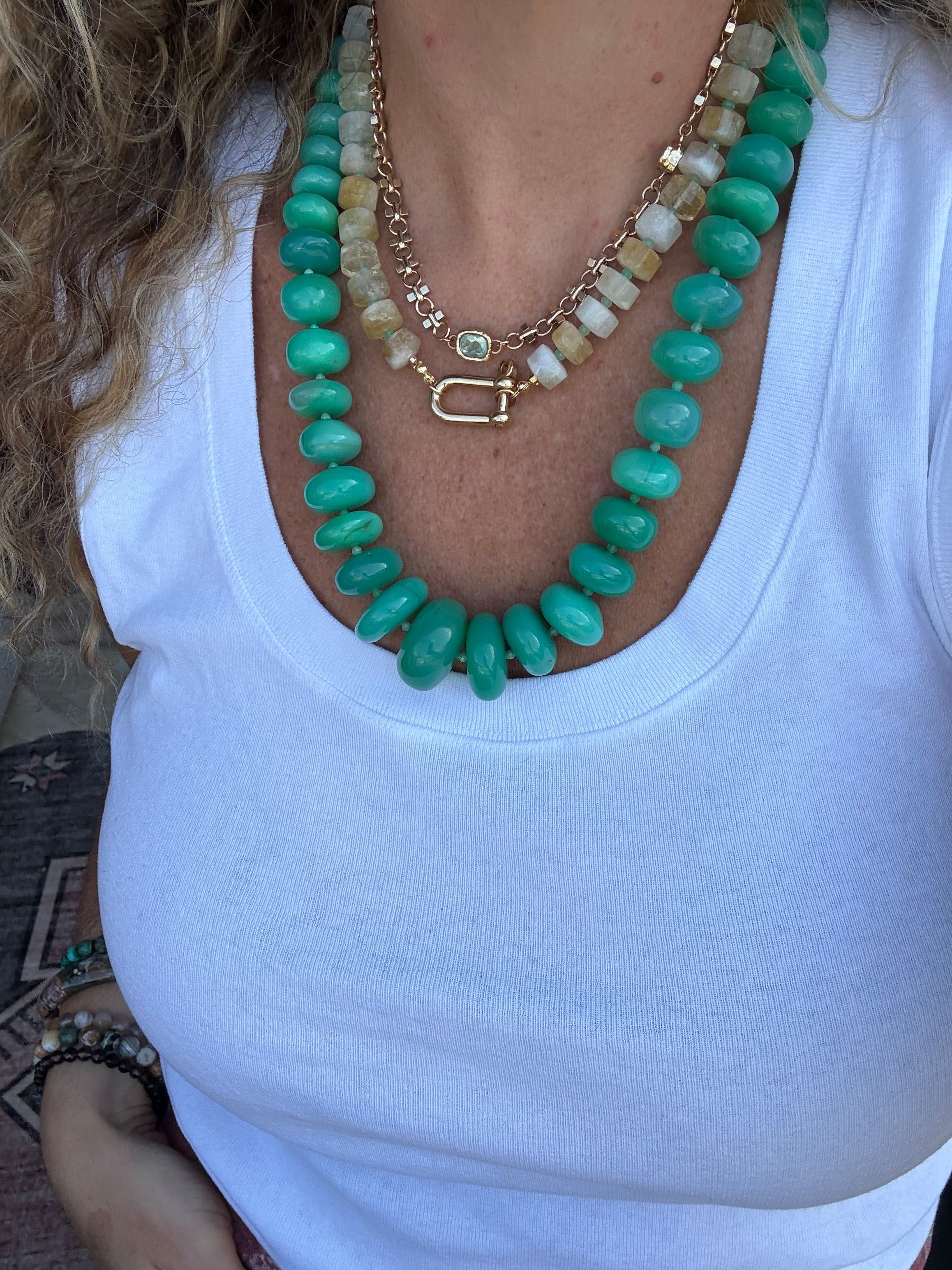 The Winslow Necklace | Lapis + Citrine