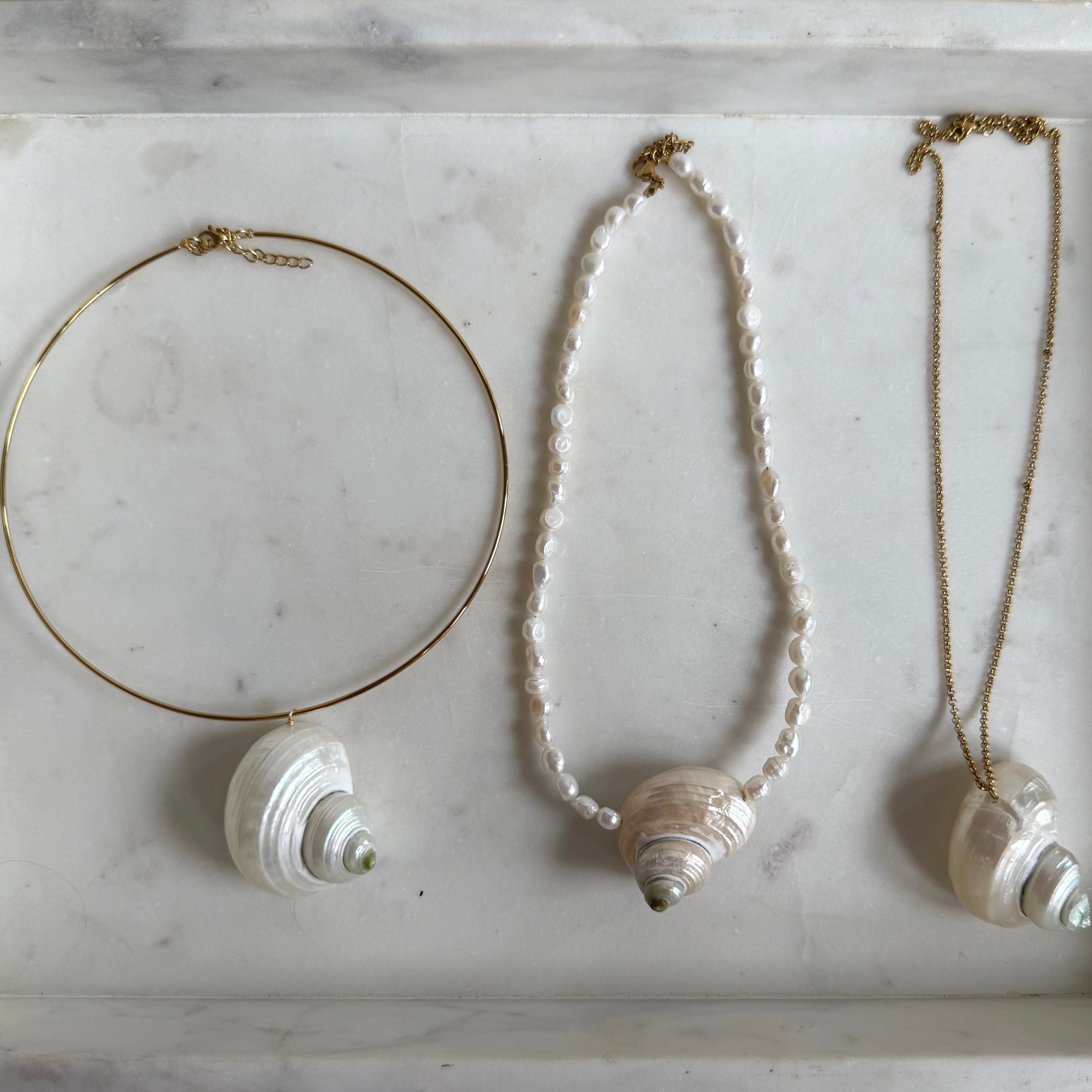 Amaris Collection – Shell & Pearl Jewelry Inspired by the Moon | Wild Alabaster