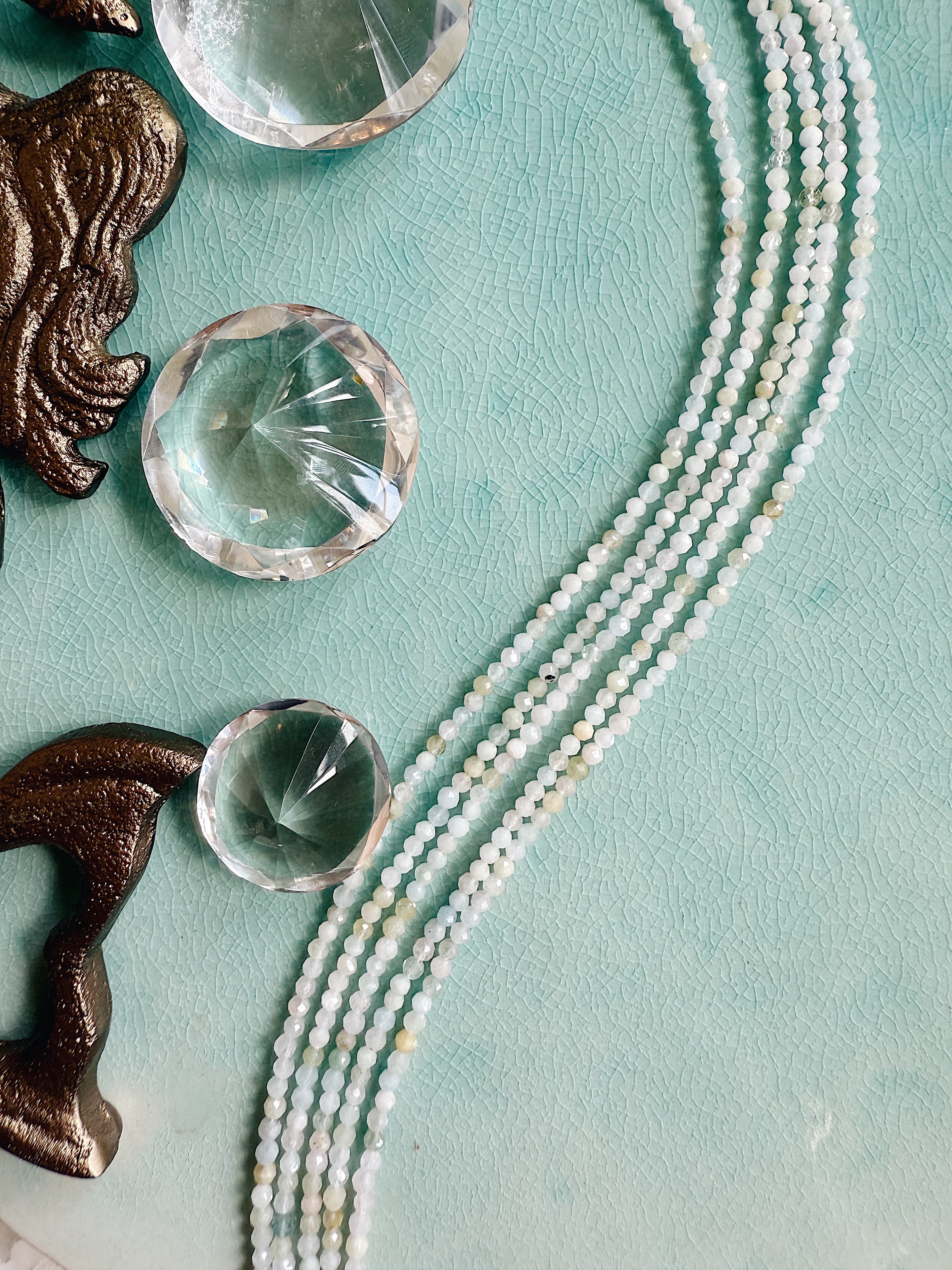 The Ziggy Necklace – Dainty Beaded Layering Necklace