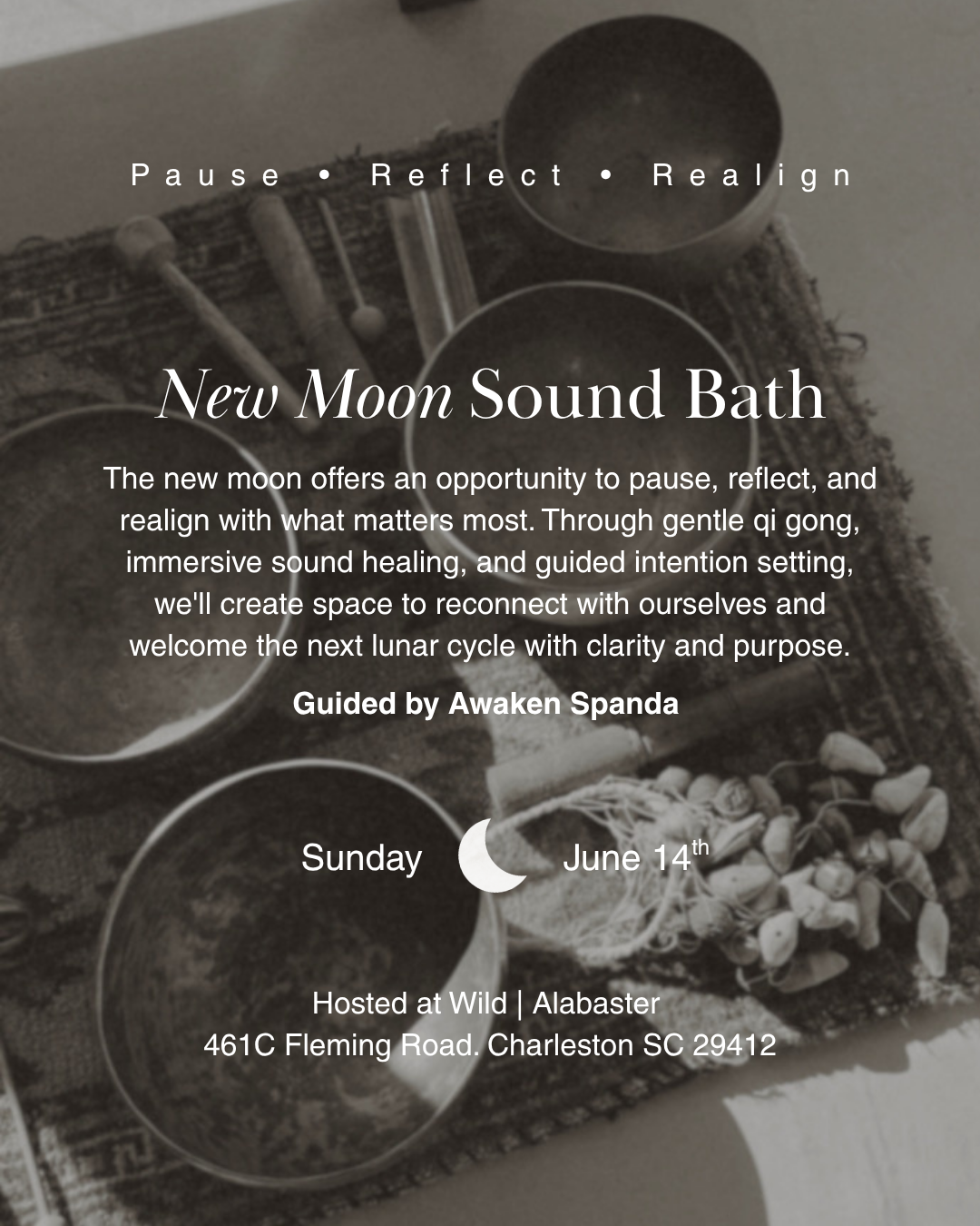 New Moon Sound Bath with Awaken Spanda