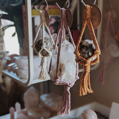 Rosie the Wanderer | Macrame Crystal Hangers Rosie the Wanderer