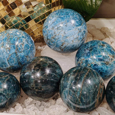 Intuitively Chosen Apatite Spheres Wild Alabaster