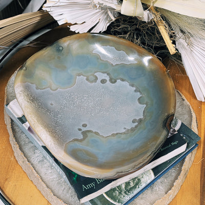 Brazilian Agate Bowl Wild Alabaster