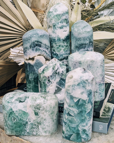 Mexican Fluorite Towers Wild Alabaster