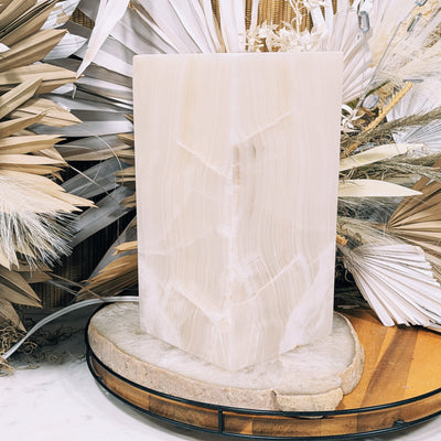 White Onyx Lamp Wild Alabaster