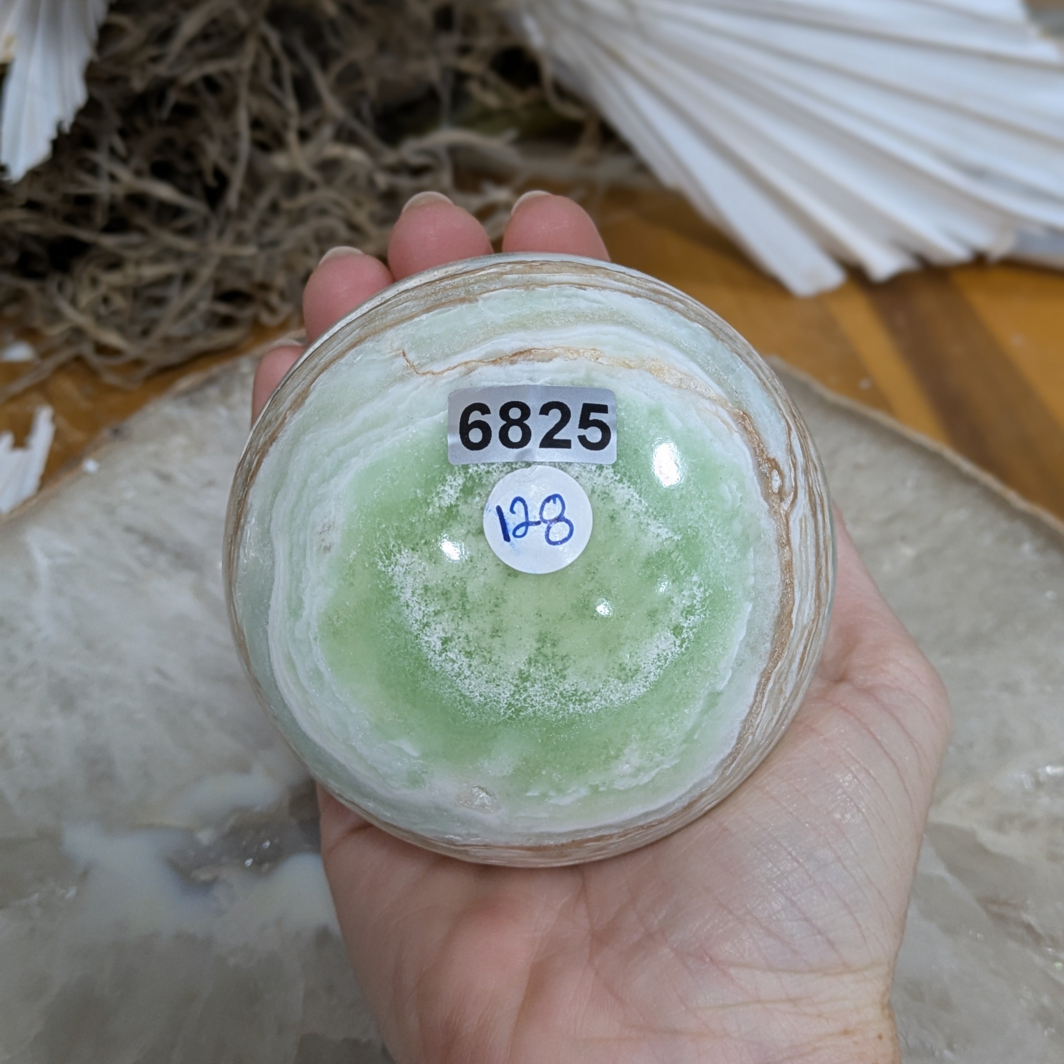 Caribbean Calcite Sphere Wild Alabaster