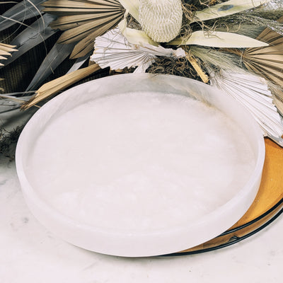 Large Alabaster Tray Wild Alabaster