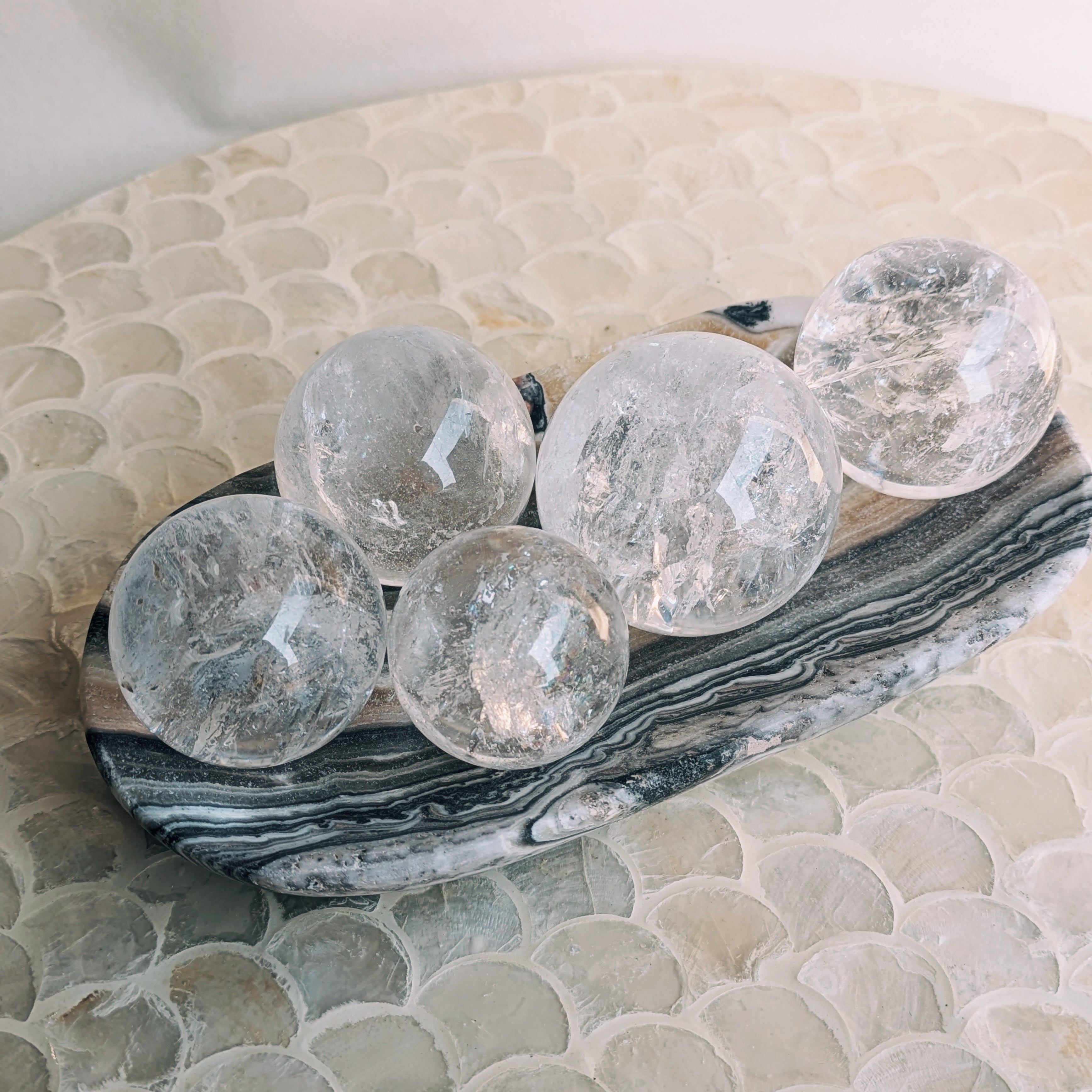 Clear Quartz Spheres