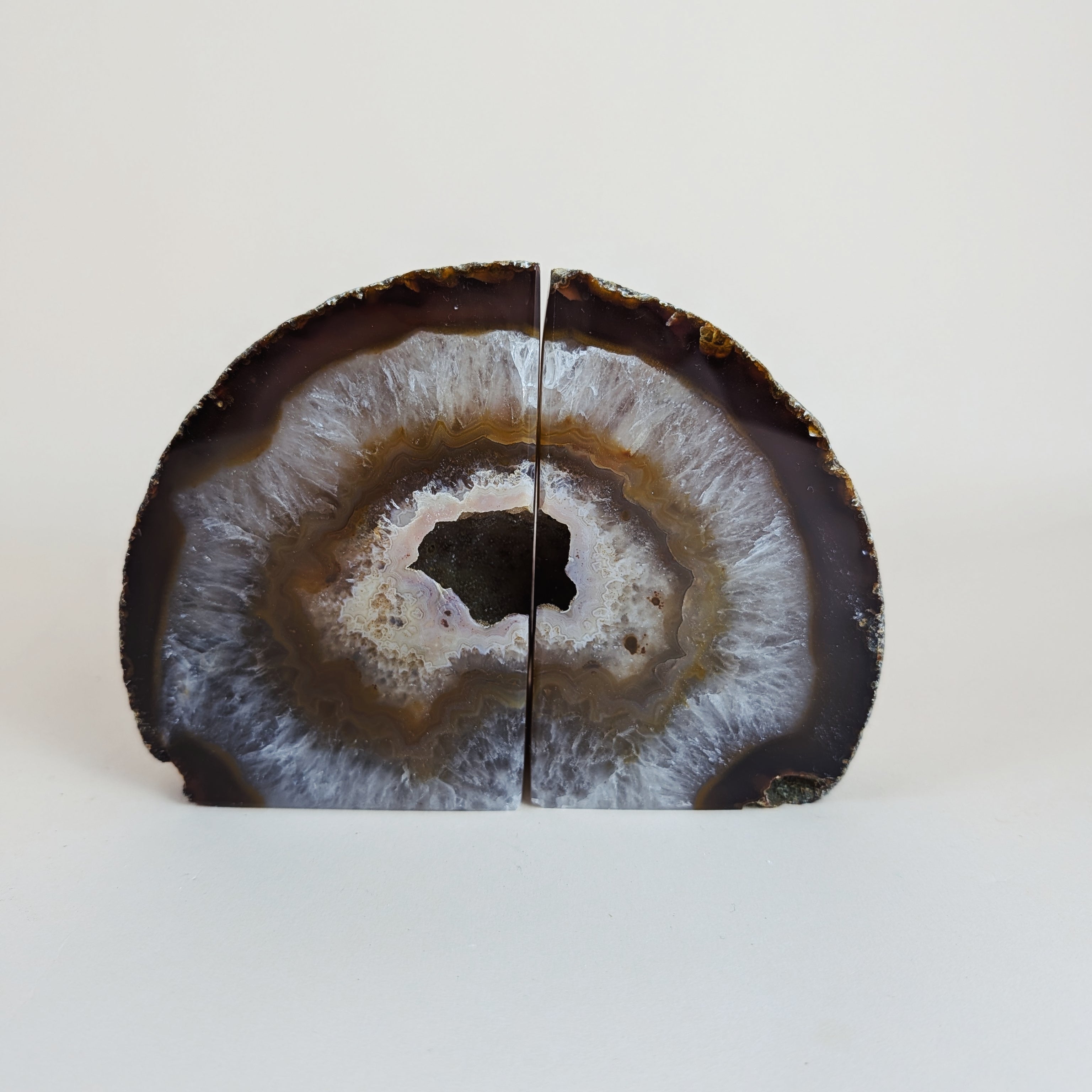 Agate Bookends