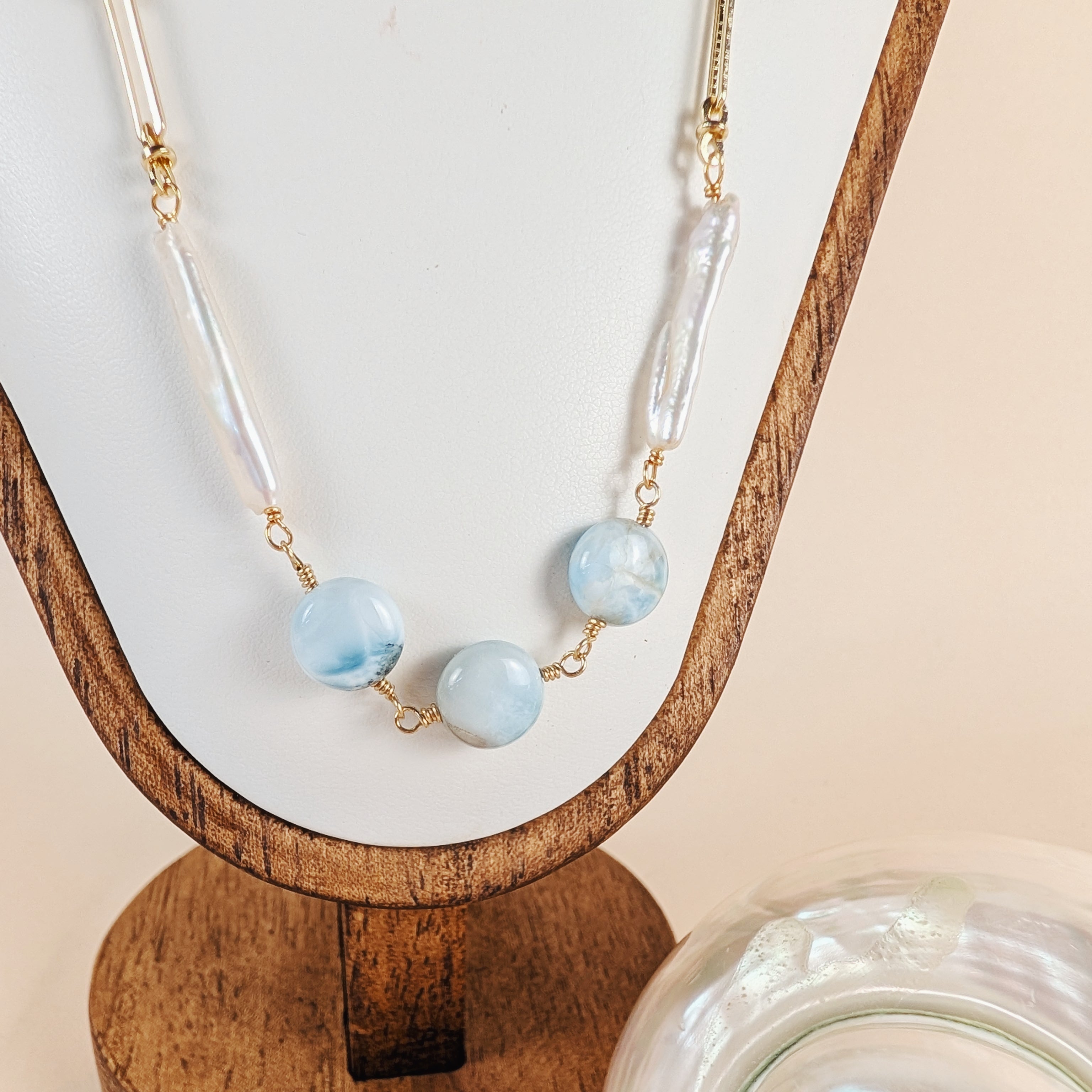 The Sofia Necklace | Pearl Larimar