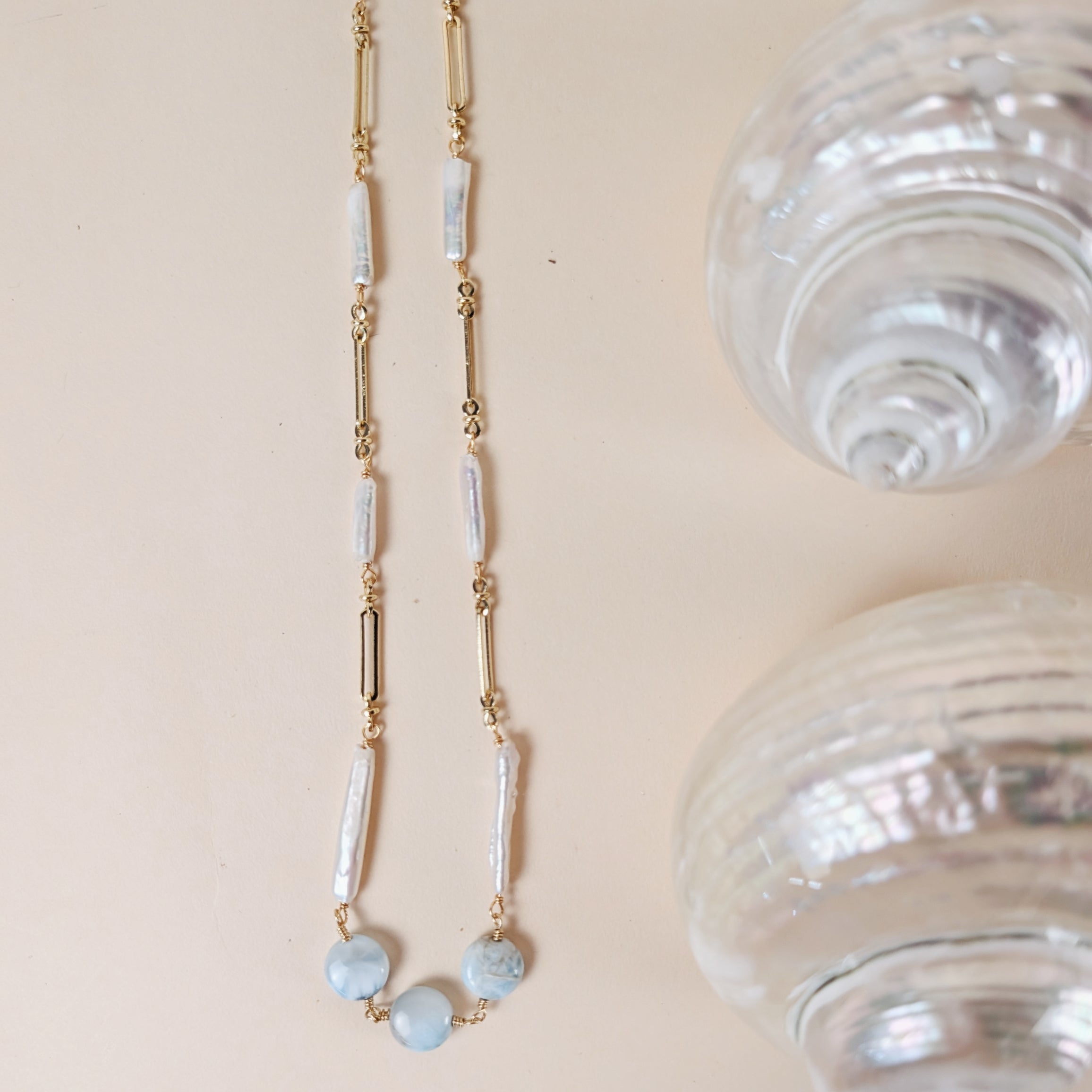 The Sofia Necklace | Pearl Larimar