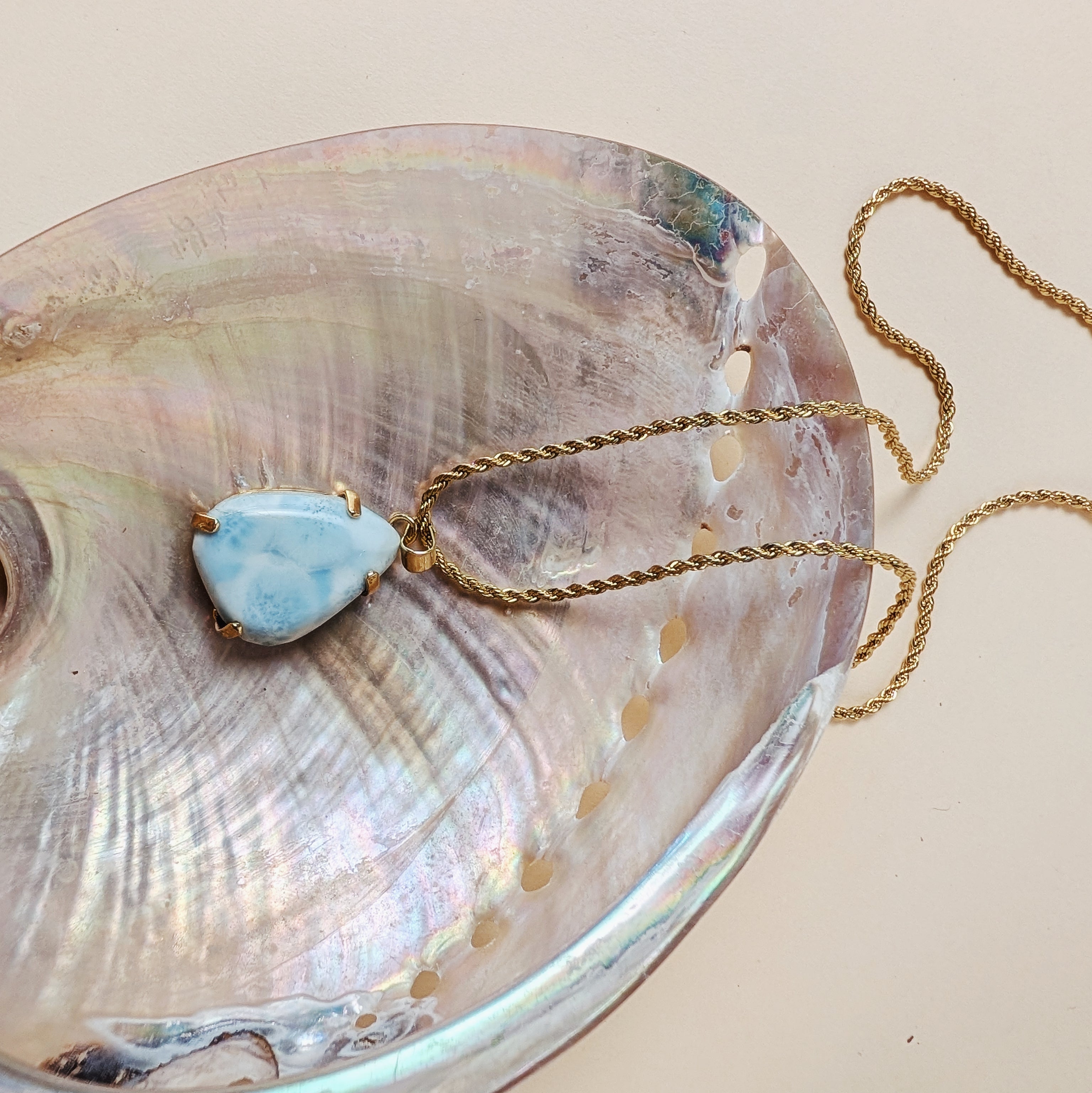 The Margaux Necklace | Larimar