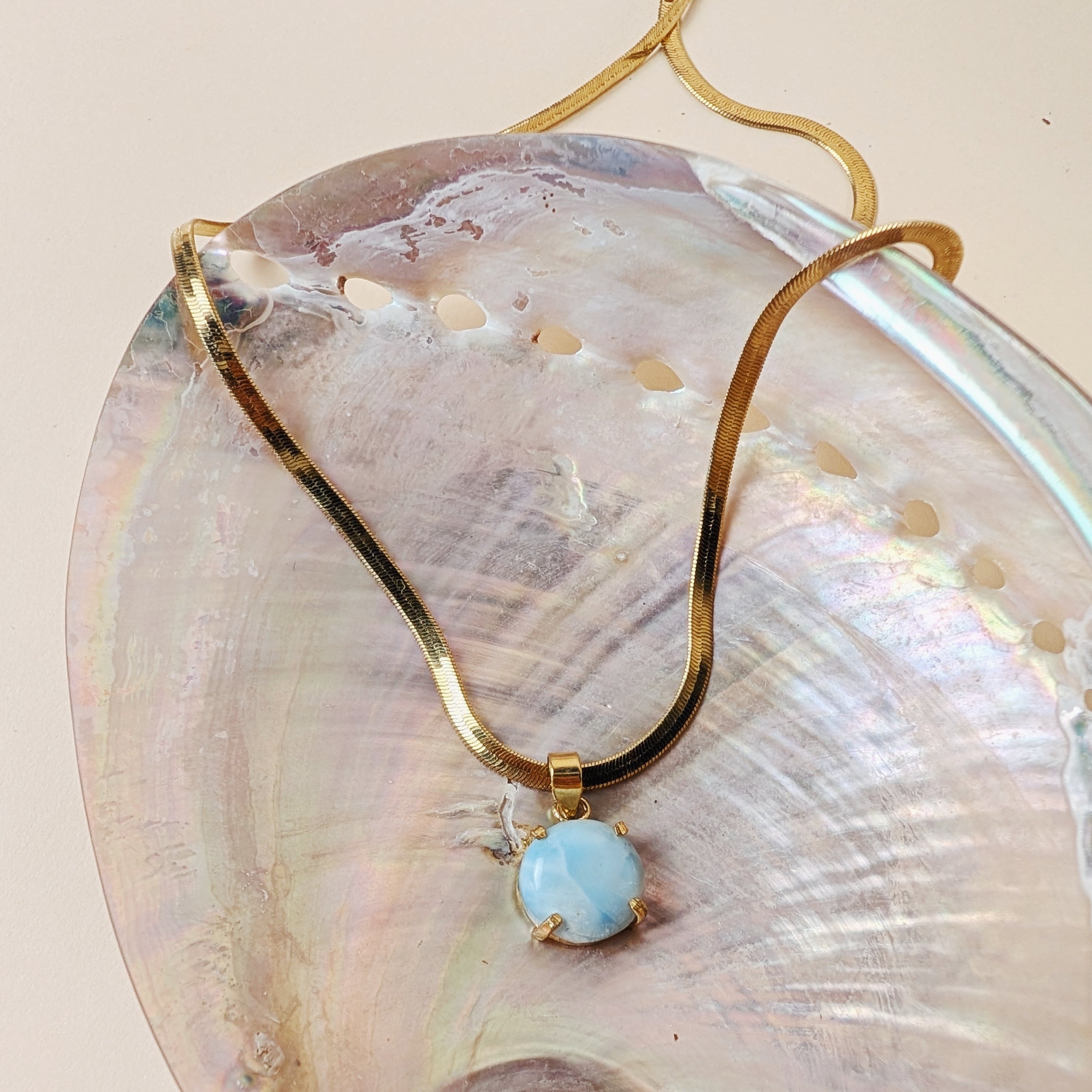The Margaux Necklace | Larimar