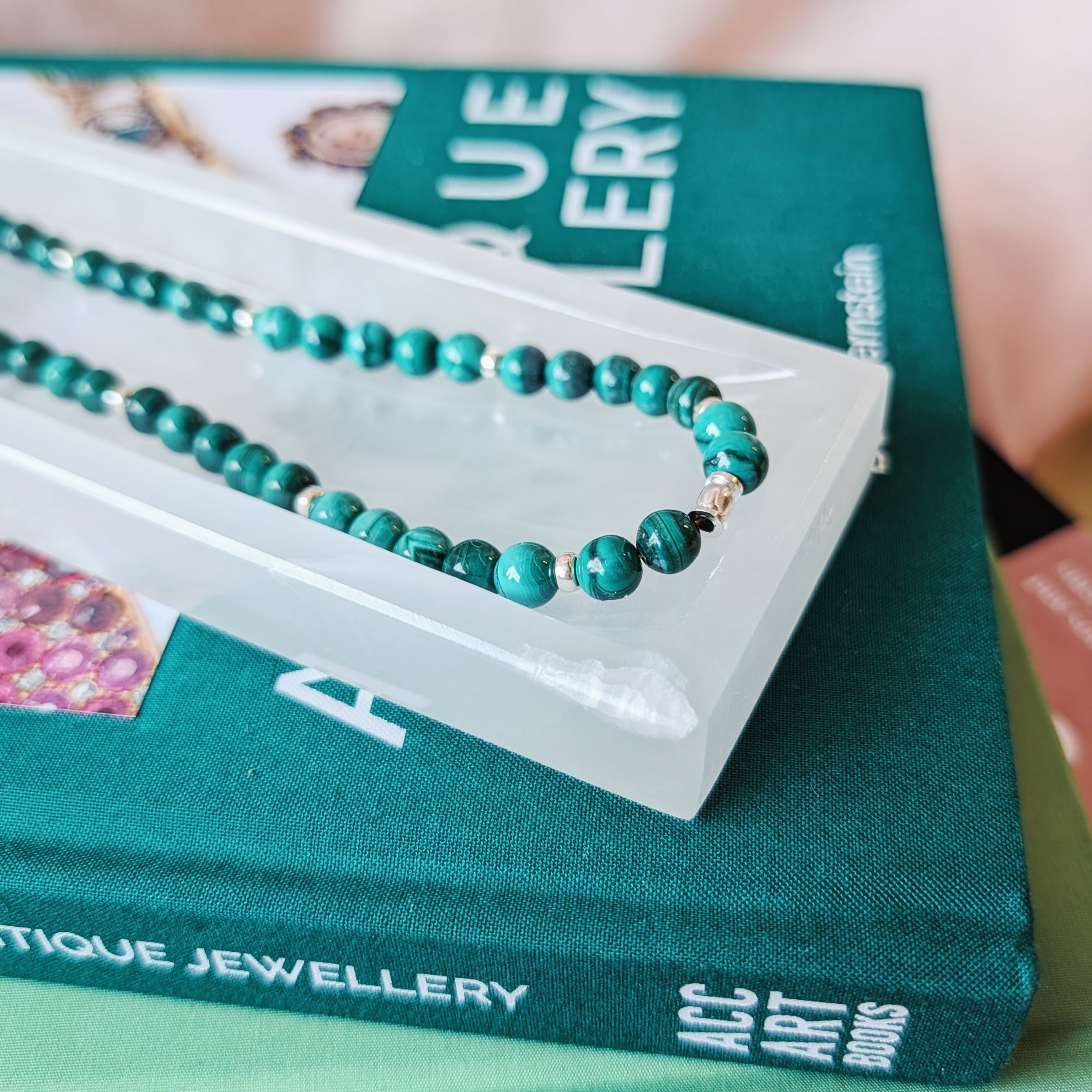 The Wells Necklace | Malachite + Sterling Silver