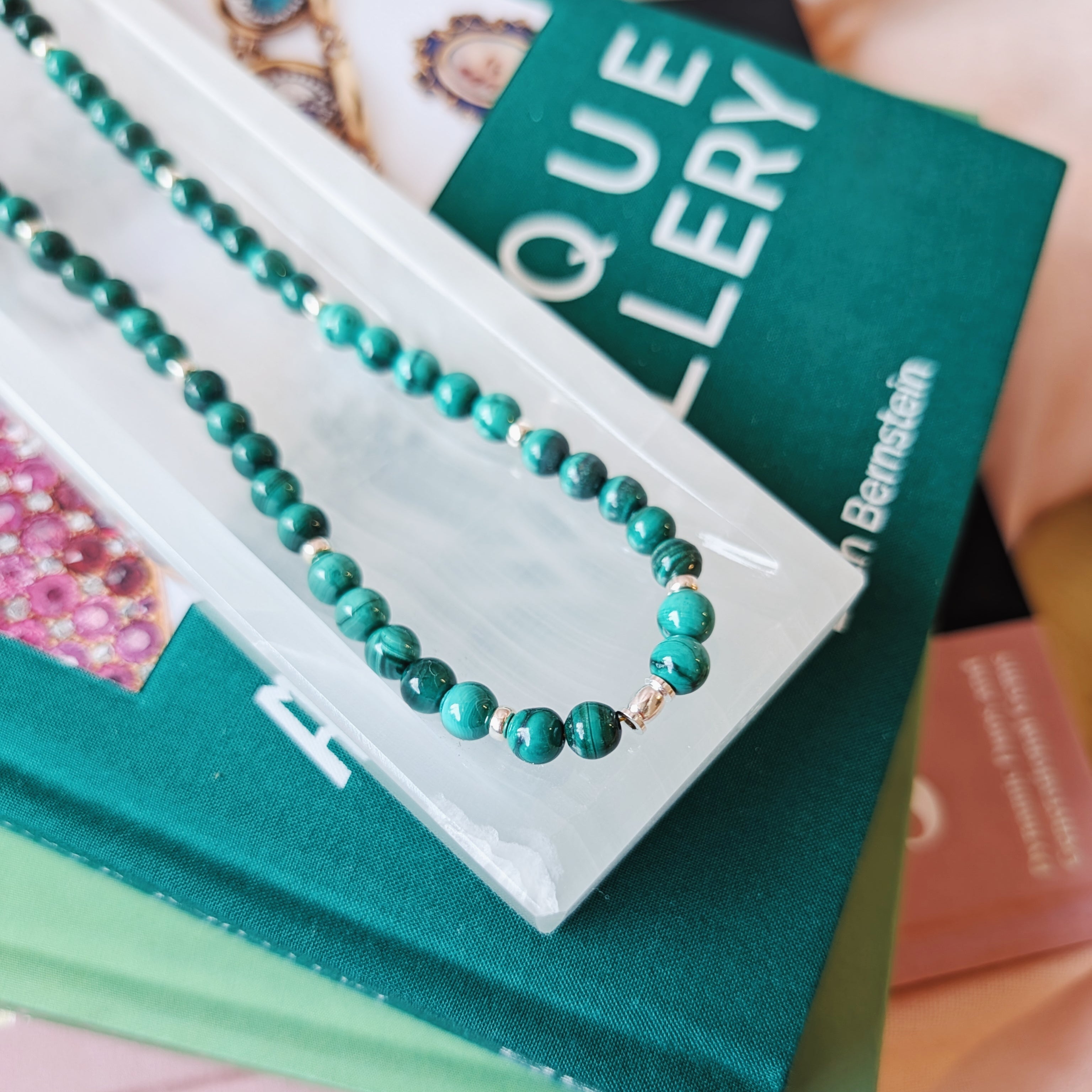 The Wells Necklace | Malachite + Sterling Silver
