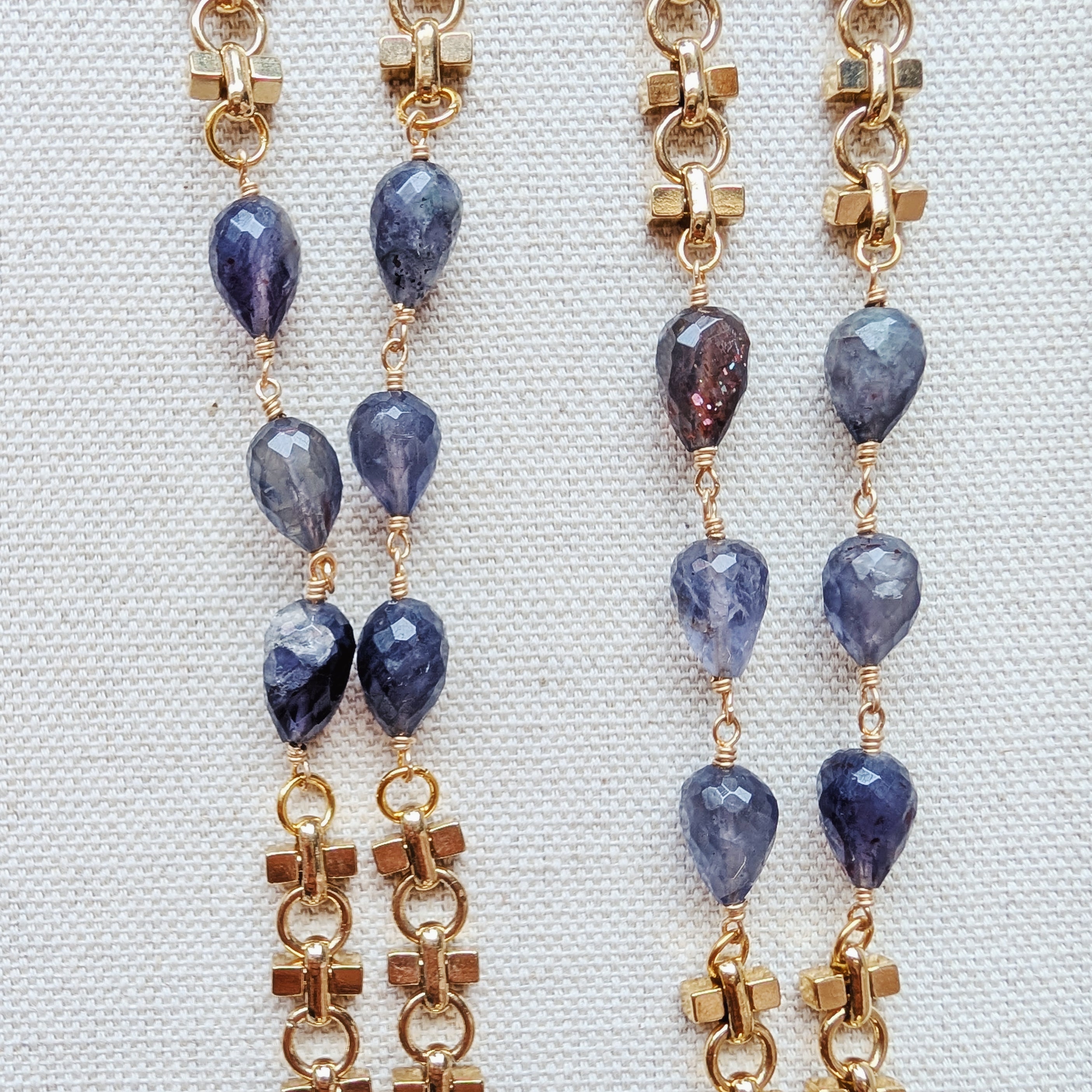 The Rhys Necklace | Gemstone + Coin