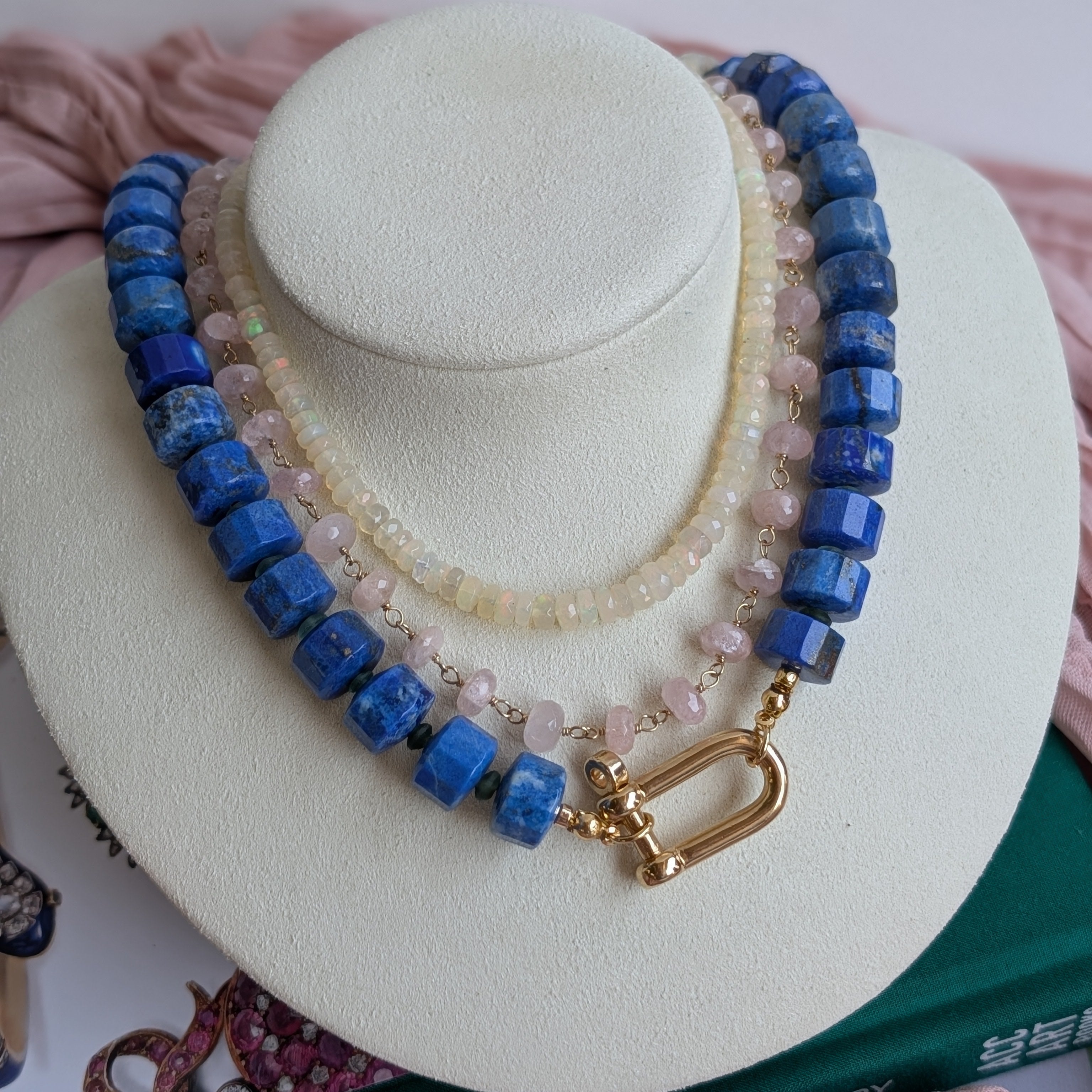The Winslow Necklace | Lapis + Citrine