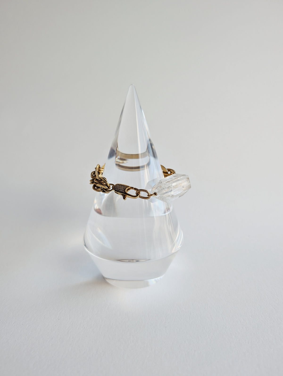 The Relic Bracelet | Clear Quartz + Pearl