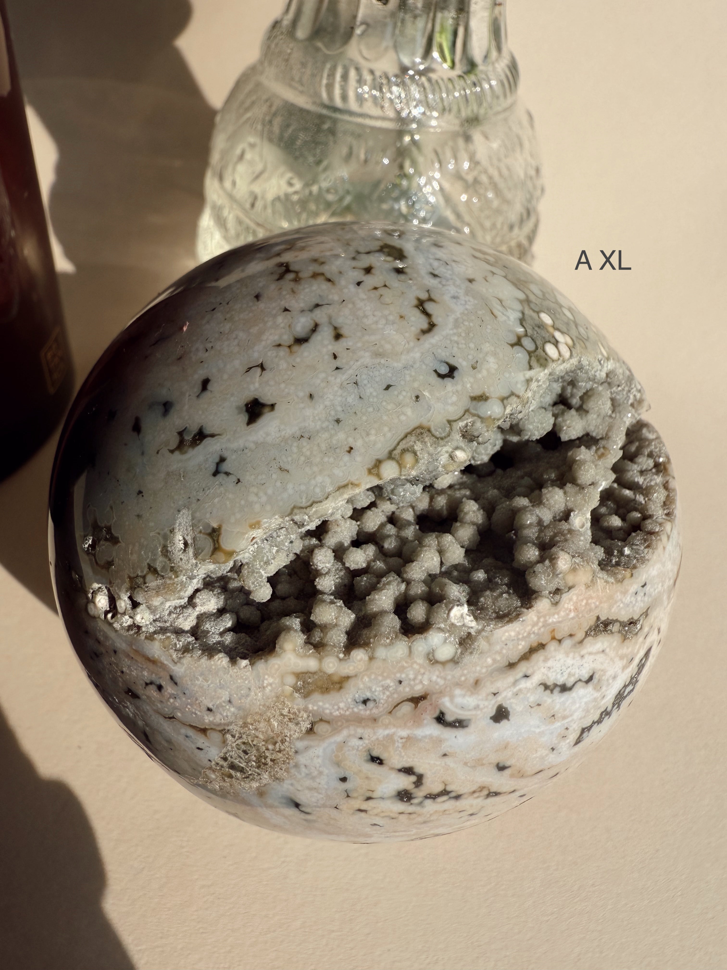 Ocean Jasper Sphere with Stand
