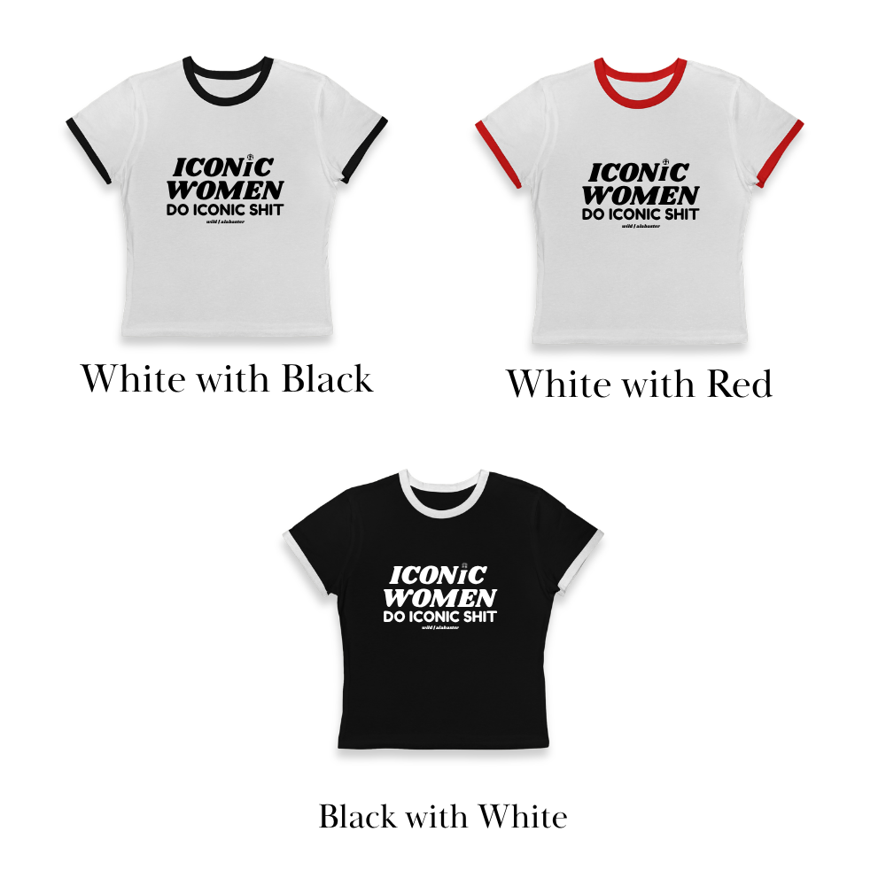 Iconic Women Ringer Tee